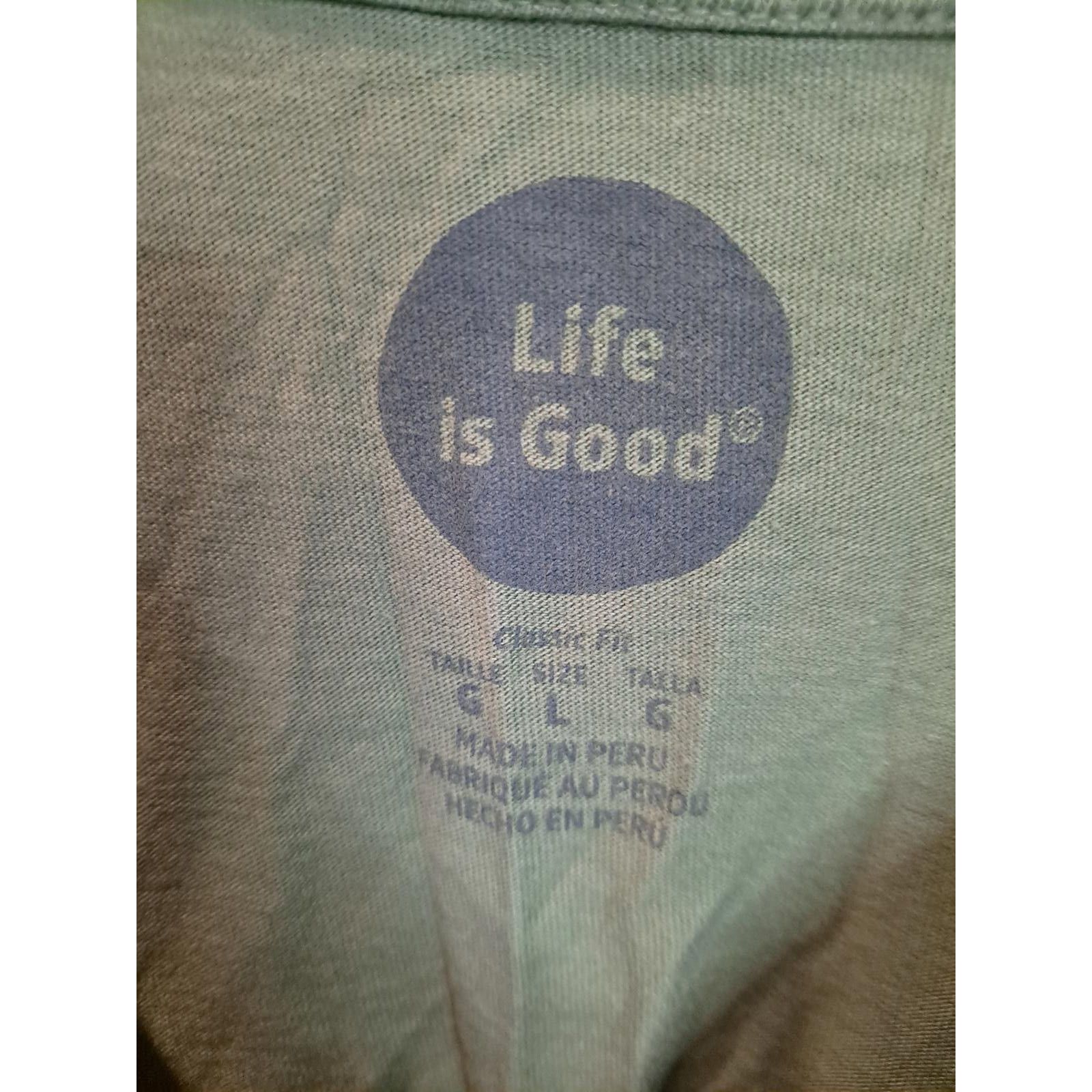 Life is Good Life Is Good Rise Above the Noise Green Long Sleeve Tee Size Size US L / EU 52-54 / 3 - 3 Thumbnail