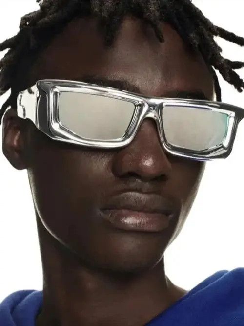 Electric Visual Y2K Big Frame Rectangle Sunglasses Size ONE SIZE - 1 Thumbnail