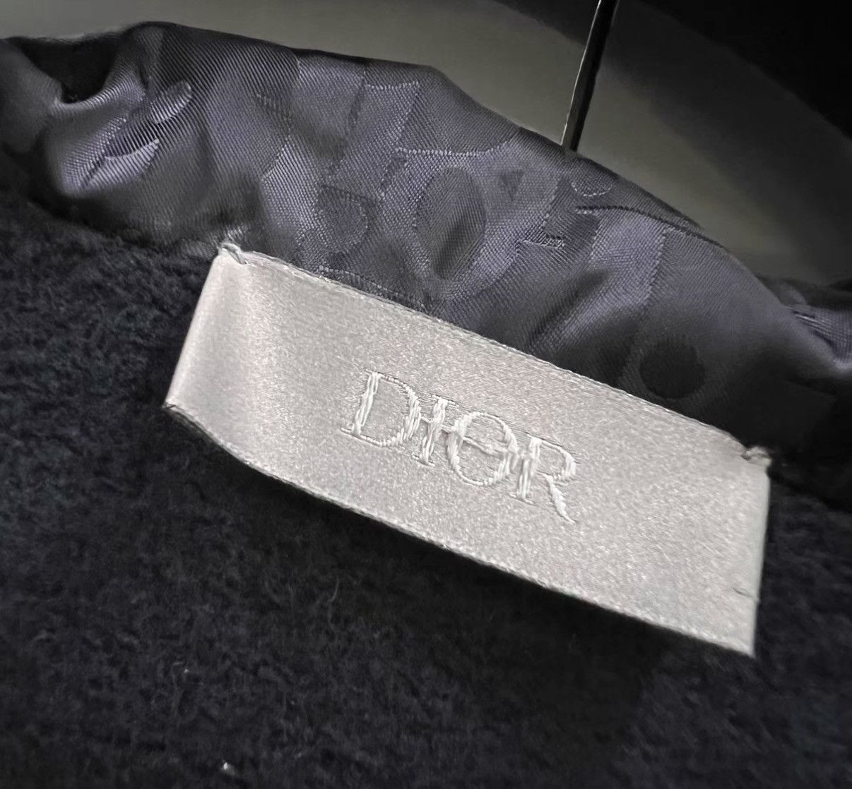 Dior Dior dark navy logo printed hoodie J41 Size US XXS / EU 40 - 5 Thumbnail