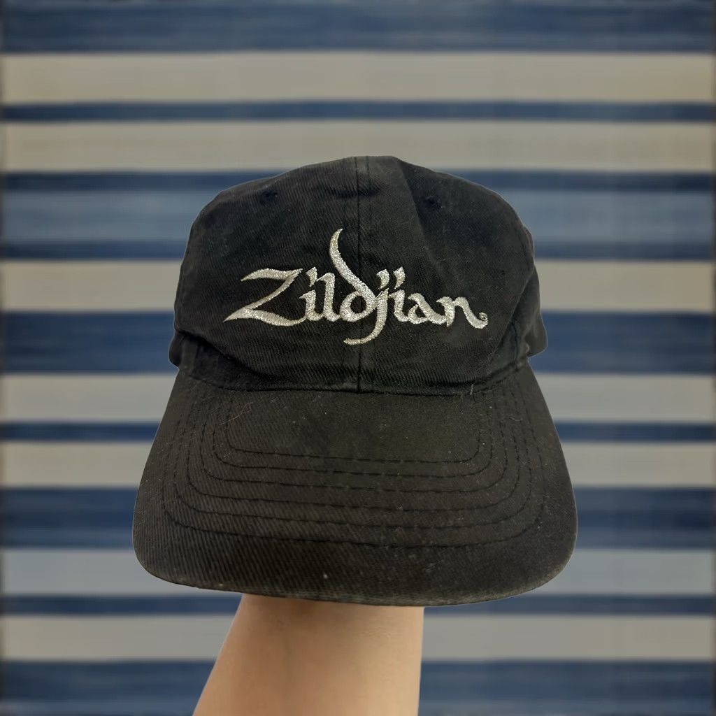 Vintage VINTAGE Zildjian Hat Snapback Black One Size Adjustable Unisex Adults Knit Cotton Music Classic Art Metal Casual Workwear Cap Cap Size ONE SIZE - 1 Thumbnail