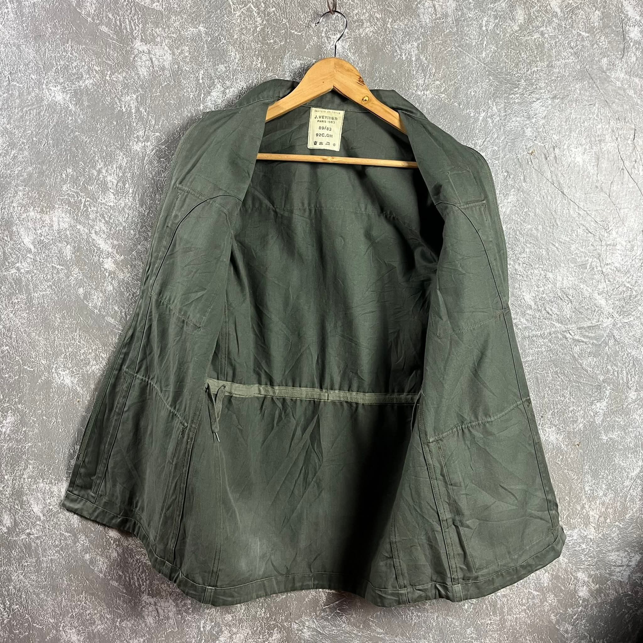 Vintage 80s France Army Military HBT jacket WW2 Size US M / EU 48-50 / 2 - 5 Thumbnail