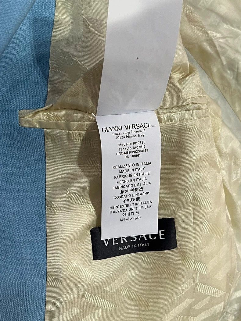 Versace Versace Multi-element print panelled wool suit Size US M / EU 48-50 / 2 - 7 Thumbnail