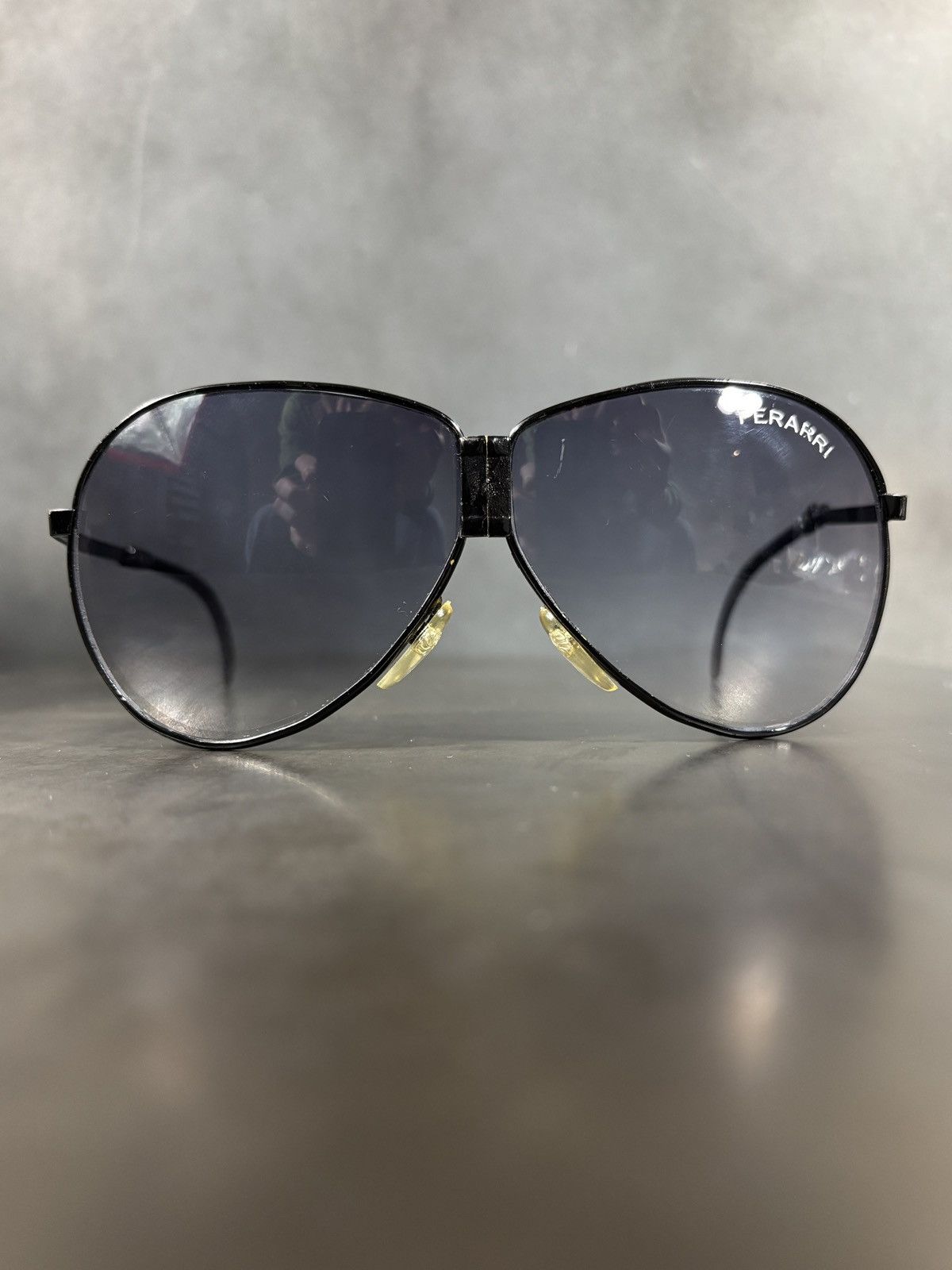 Vintage Vintage Ferrari Sunglasses Folding Aviators Car 1980s 1990s Size ONE SIZE - 4 Thumbnail