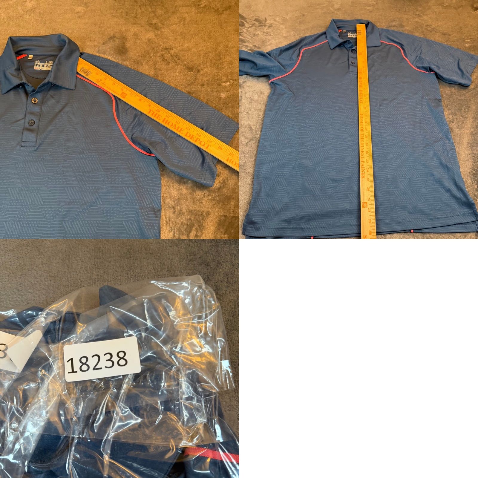 Under Armour Under Armour HeatGear Loose Blue Golf Polo Shirt Mens Large Great Oaks Patch Size US L / EU 52-54 / 3 - 8 Thumbnail