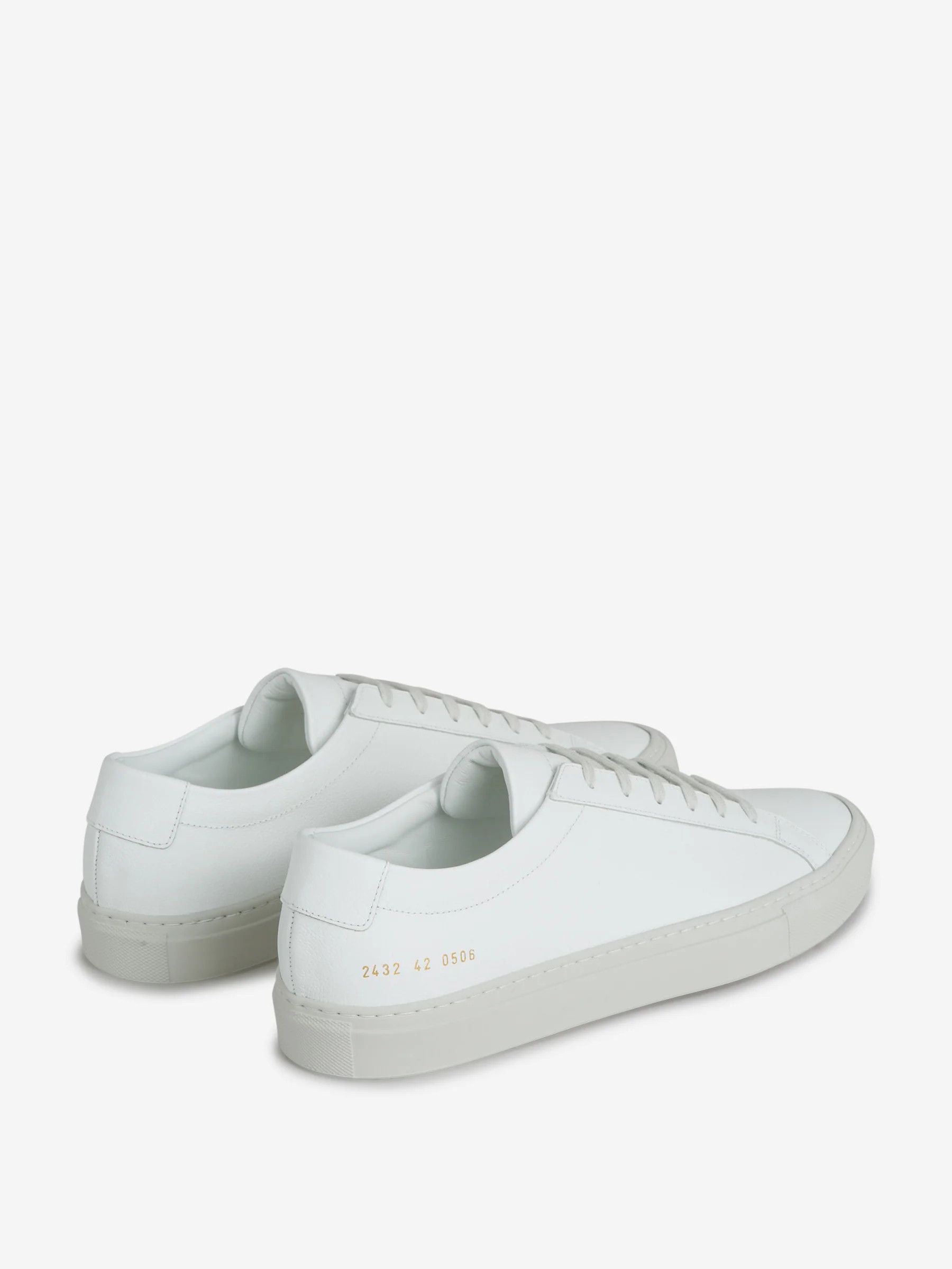 Common Projects CP Achilles Contrast Bumpy White 2432 0506 US 9 EU 42 Size US 9 / EU 42 - 6 Thumbnail