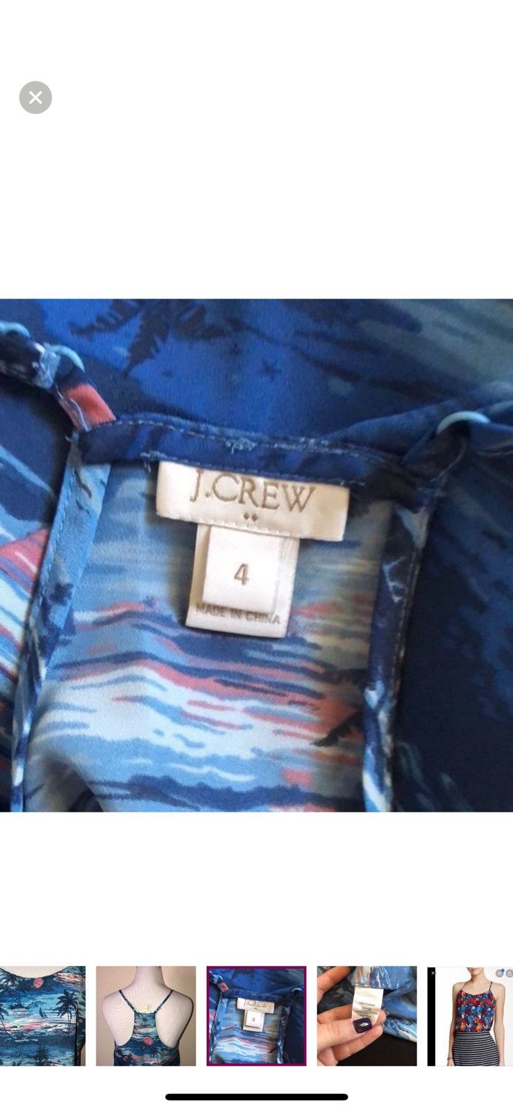J.Crew J. Crew racerback beach tank top size 4 Size S / US 4 / IT 40 - 2 Thumbnail
