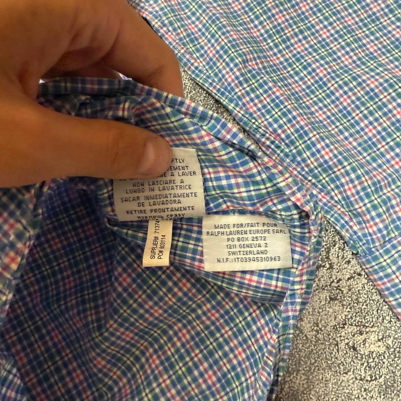 Polo Ralph Lauren Vintage Polo Ralph Lauren plaid shirt logo size XL Size US XL / EU 56 / 4 - 7 Thumbnail
