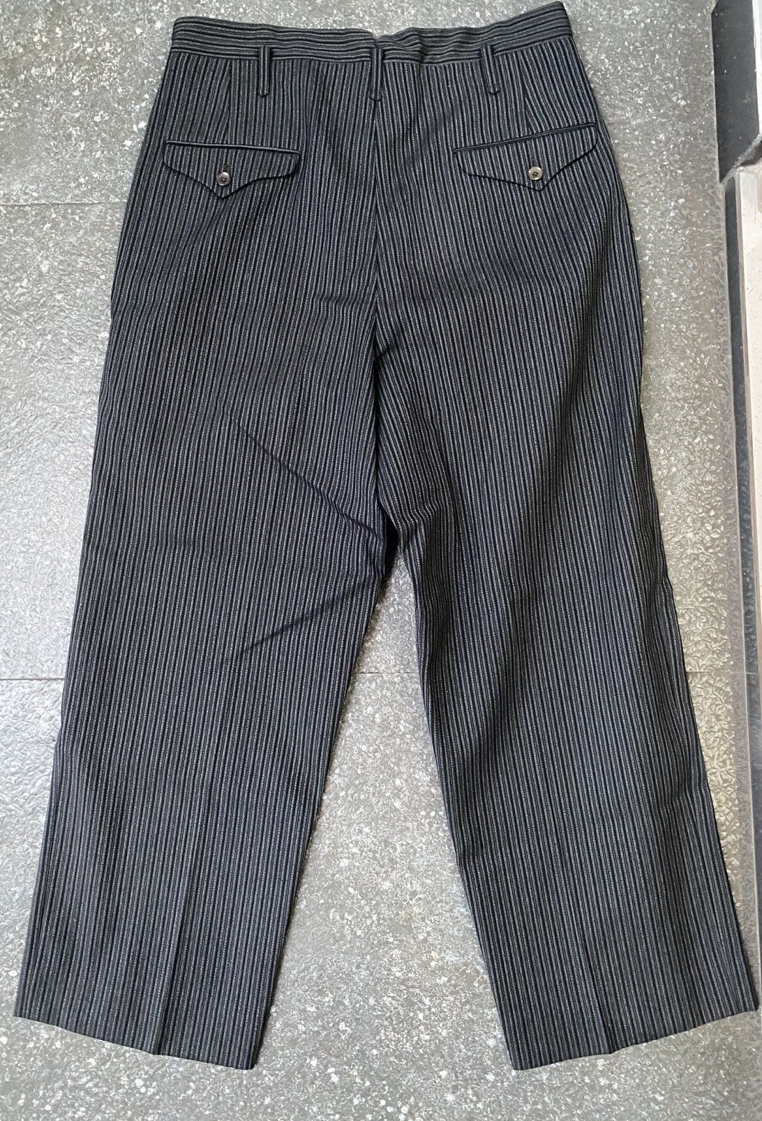 The Real McCoy's 1940s Trousers Double Pleated Pinstripe Size US 34 / EU 50 - 2 Thumbnail