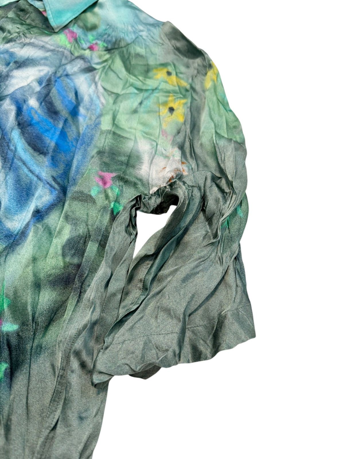 Acne Studios Wrinkle Viscose Abstract Shirt Size US S / EU 44-46 / 1 - 7 Thumbnail