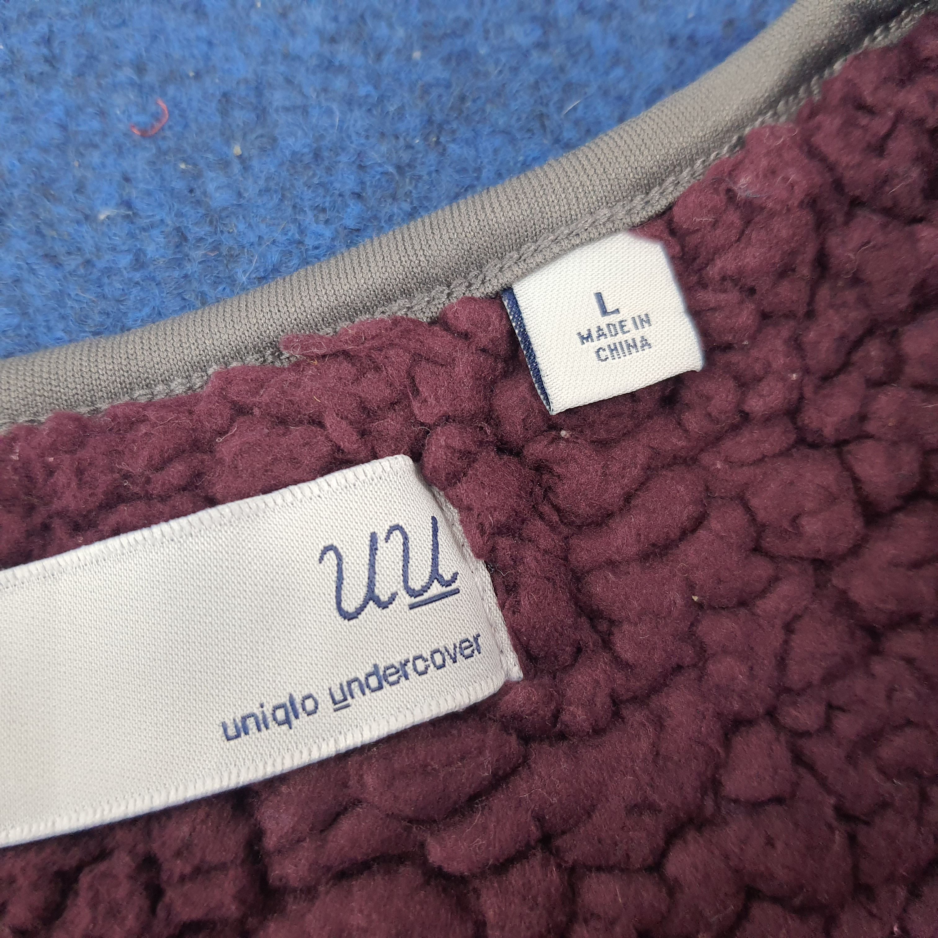 Japanese Brand × Vintage Vintage UU Uniqlo Undercover Custom Logo Fleece Jacket Size US L / EU 52-54 / 3 - 4 Thumbnail