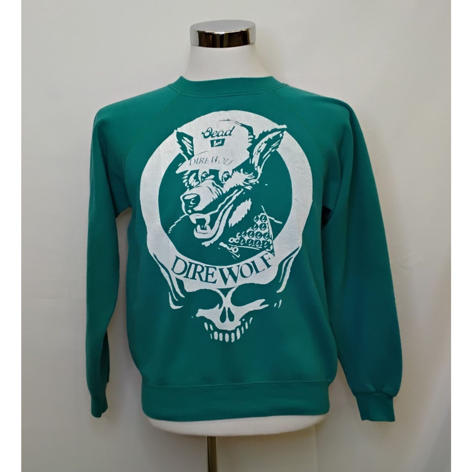 Hanes Grateful Dead Sweatshirt Men's L Green 90s USA Reverse Weave Size US L / EU 52-54 / 3 - 2 Thumbnail