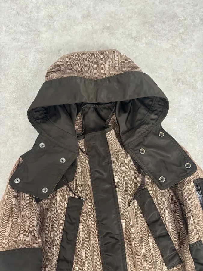 Diesel 2000s Diesel Brown Nylon Contrast Panel Cargo Jacket Size US S / EU 44-46 / 1 - 9 Thumbnail