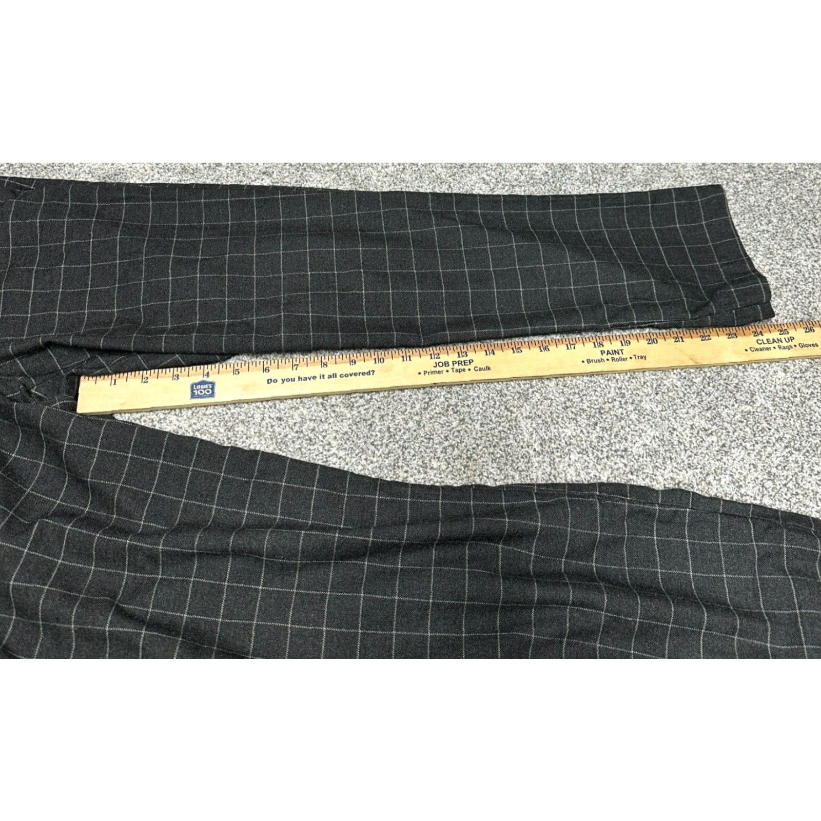 Old Navy Old Navy Pants Petite Size 2 Office Academia Preppy Plaid Windowpane Check Dress Pants Straight Leg Womens Size 26" / US 2 / IT 38 - 7 Thumbnail