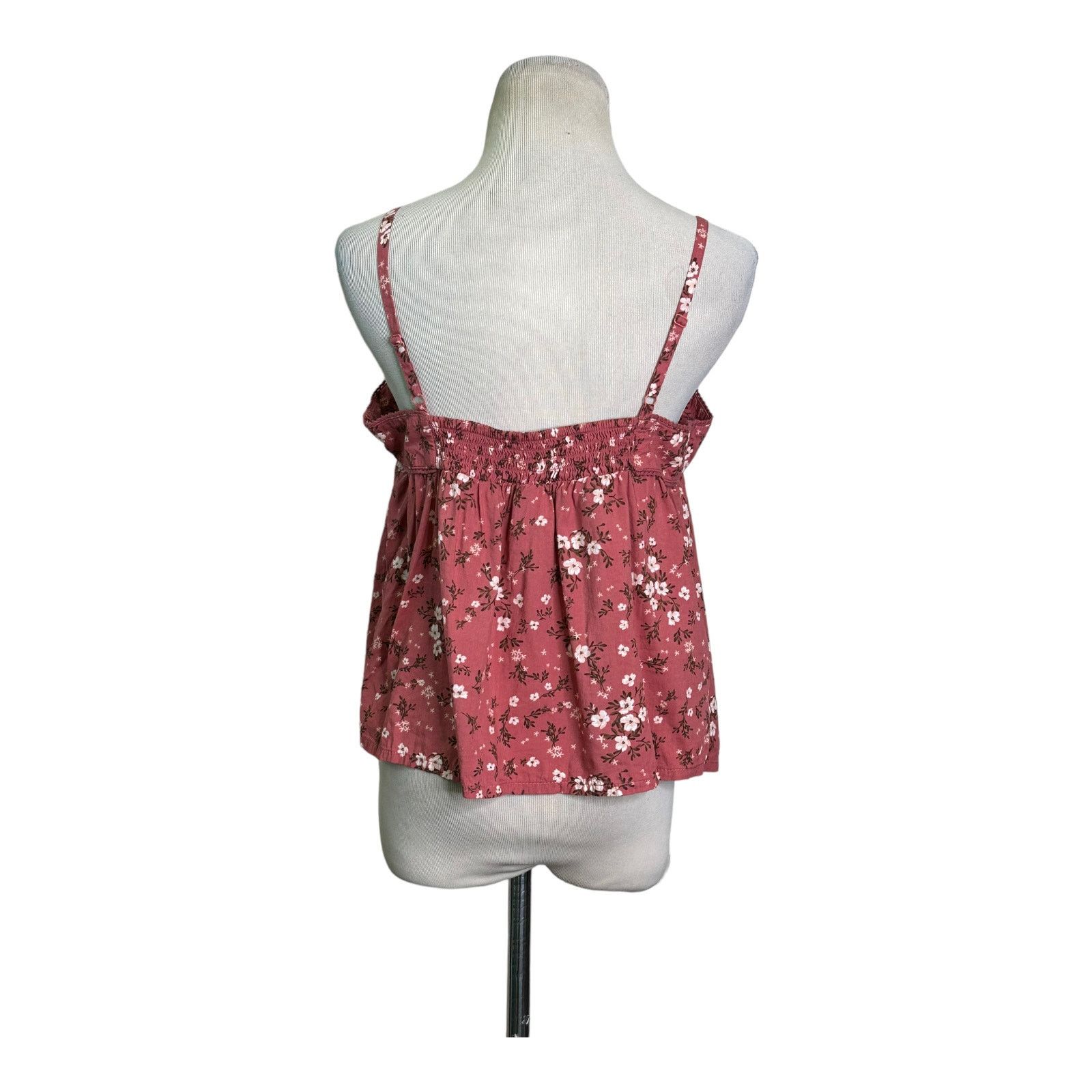 Old Navy Old Navy brown floral strappy summer top size M Size M / US 6-8 / IT 42-44 - 2 Thumbnail