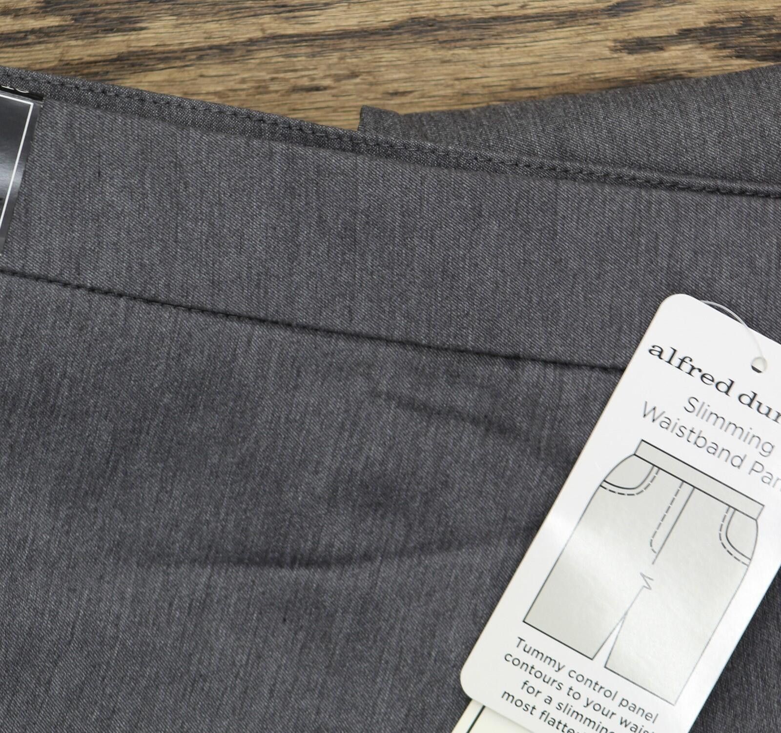 Other Nwt Alfred Dunner Short Allure Slim Pant Pants Gray 18 Size 40" / US 18 - 4 Thumbnail