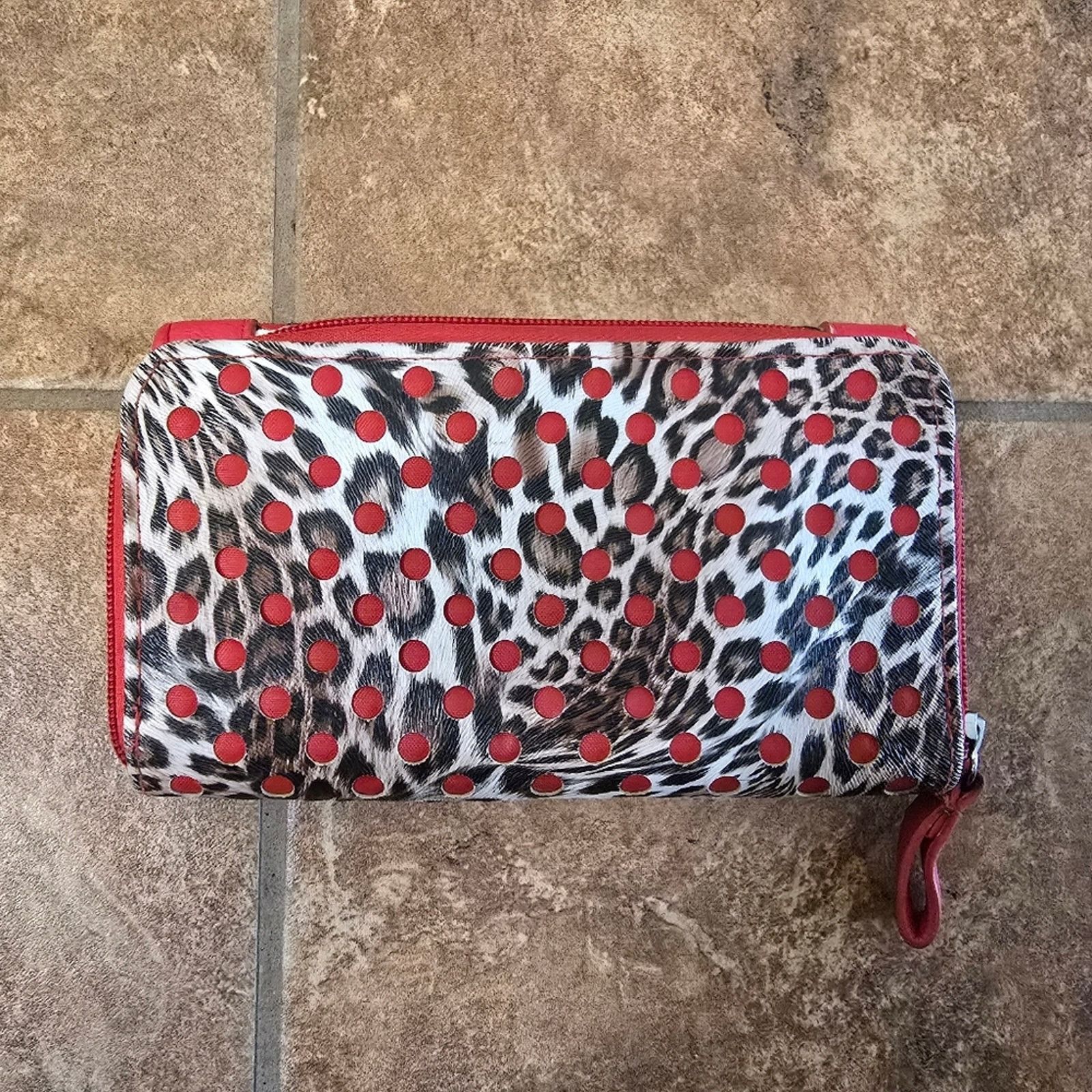 Other Red Animal Polka Dot Clutch Size ONE SIZE - 2 Thumbnail