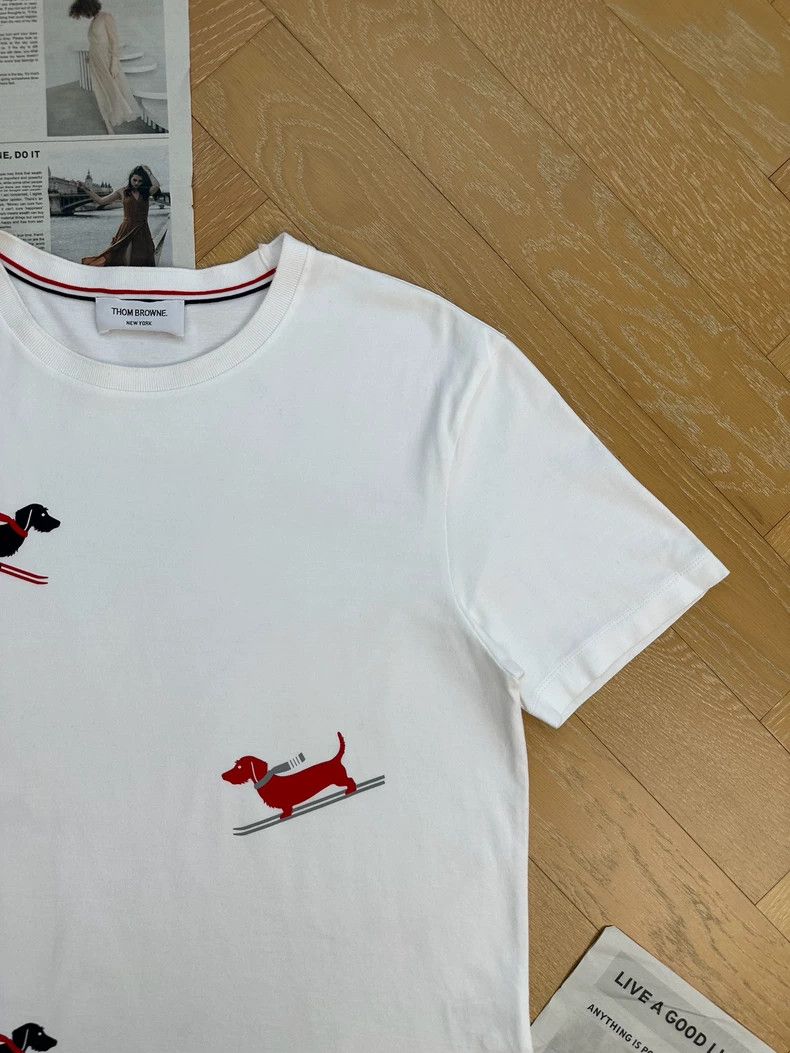 Thom Browne Thom Browne Dog print T-shirt Size US XL / EU 56 / 4 - 5 Thumbnail