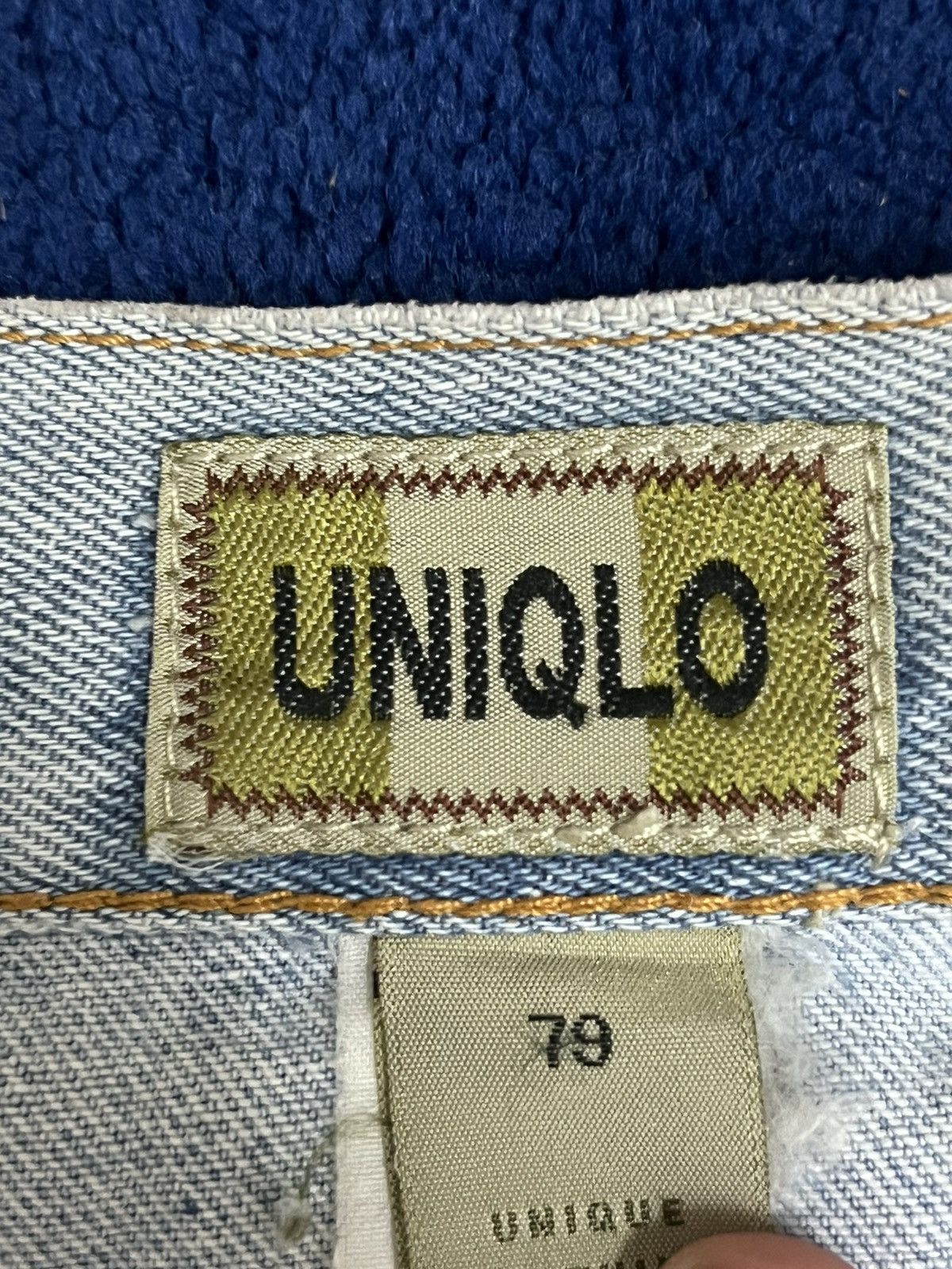 Uniqlo Vintage 90’s Uniqlo Paintbrush Art Style Jeans Size US 31 - 14 Thumbnail