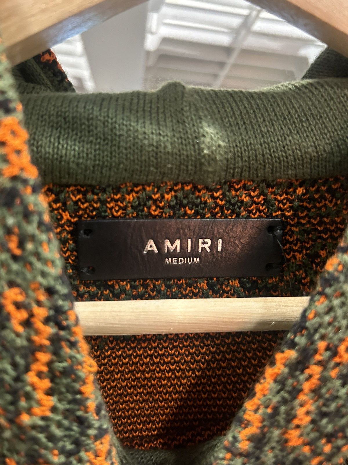 Amiri Olive green and orange amiri bandanna hoodie Size US M / EU 48-50 / 2 - 2 Thumbnail
