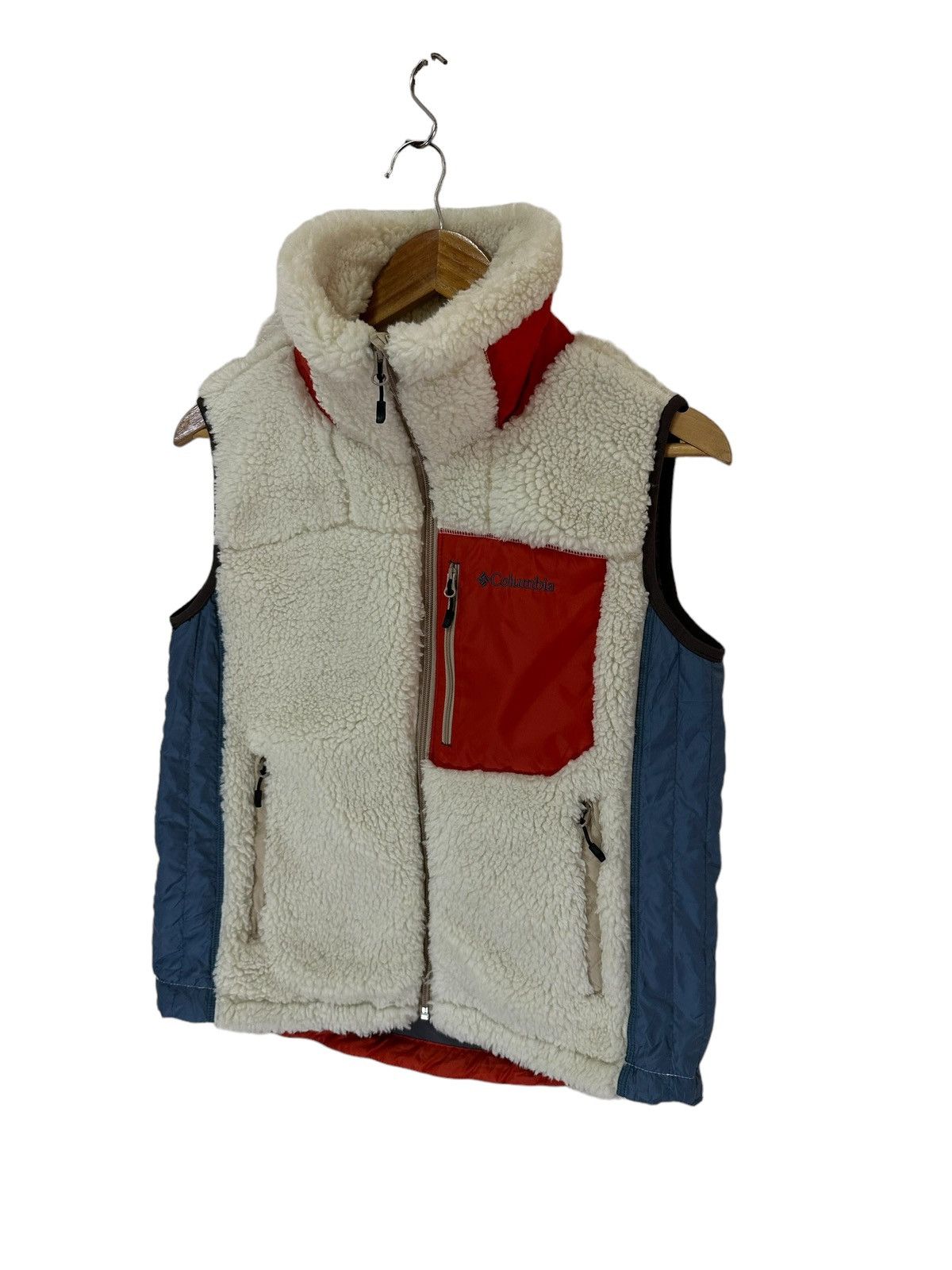 Columbia sherpa fleece vest