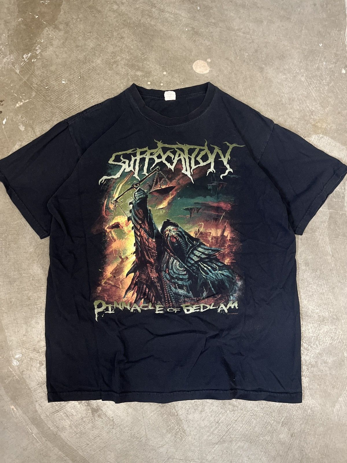 Vintage Band Tee Pinnacle of Bedlam Suffocation Size US L / EU 52-54 / 3 - 1 Thumbnail