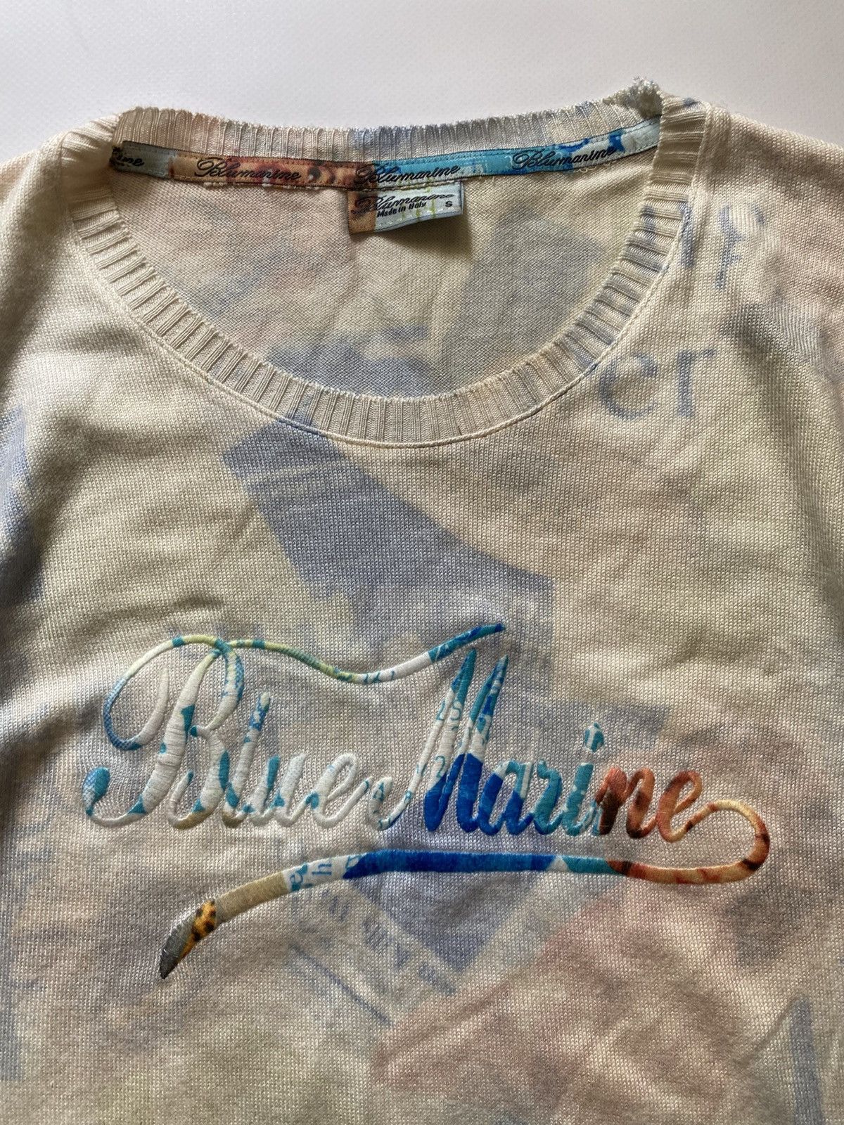 Blumarine Vintage Blumarine Logo Sweater S size Size S / US 4 / IT 40 - 4 Thumbnail