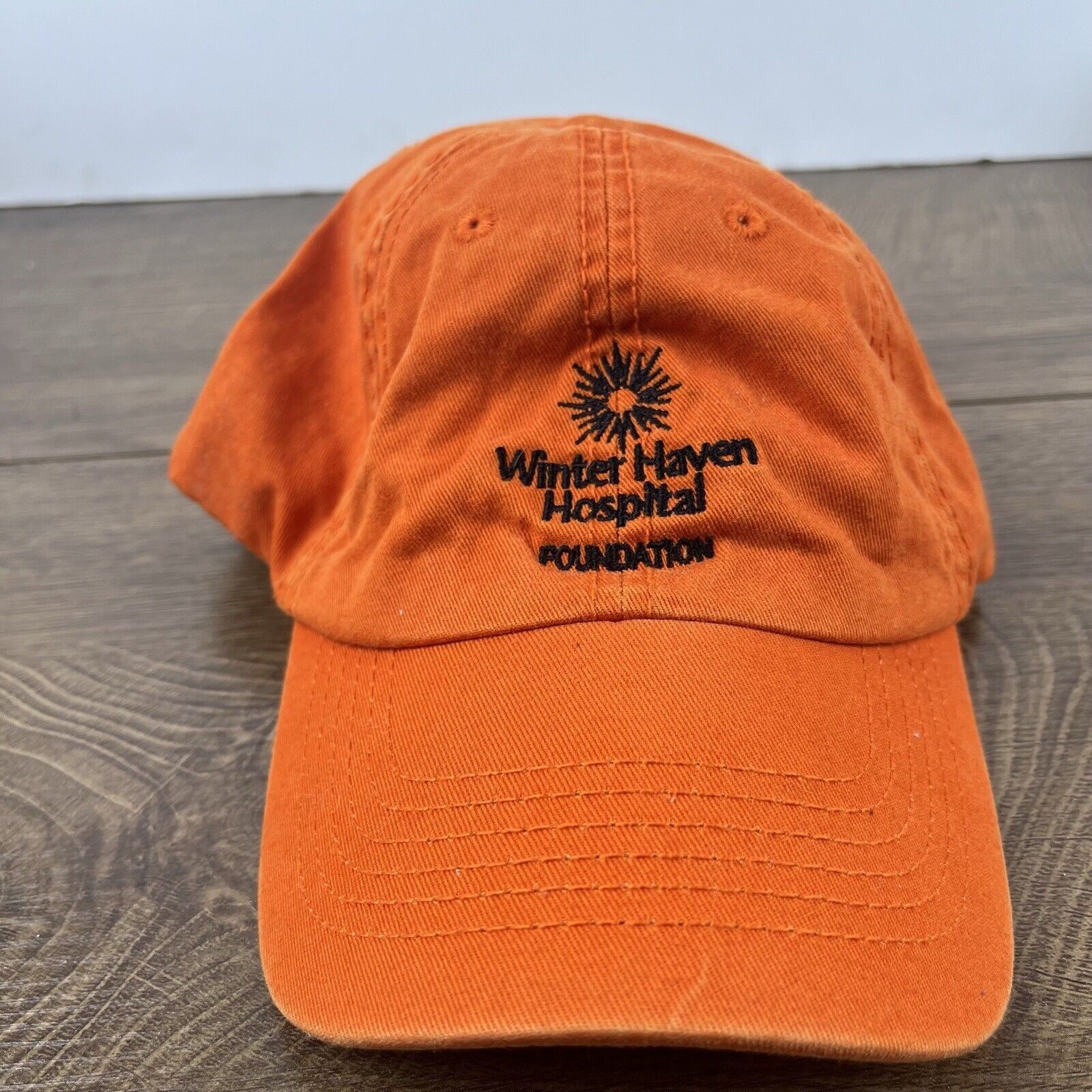 Other Winter Haven Hospital Hat Adjustable Hat Orange Adjustable H Size ONE SIZE - 2 Thumbnail