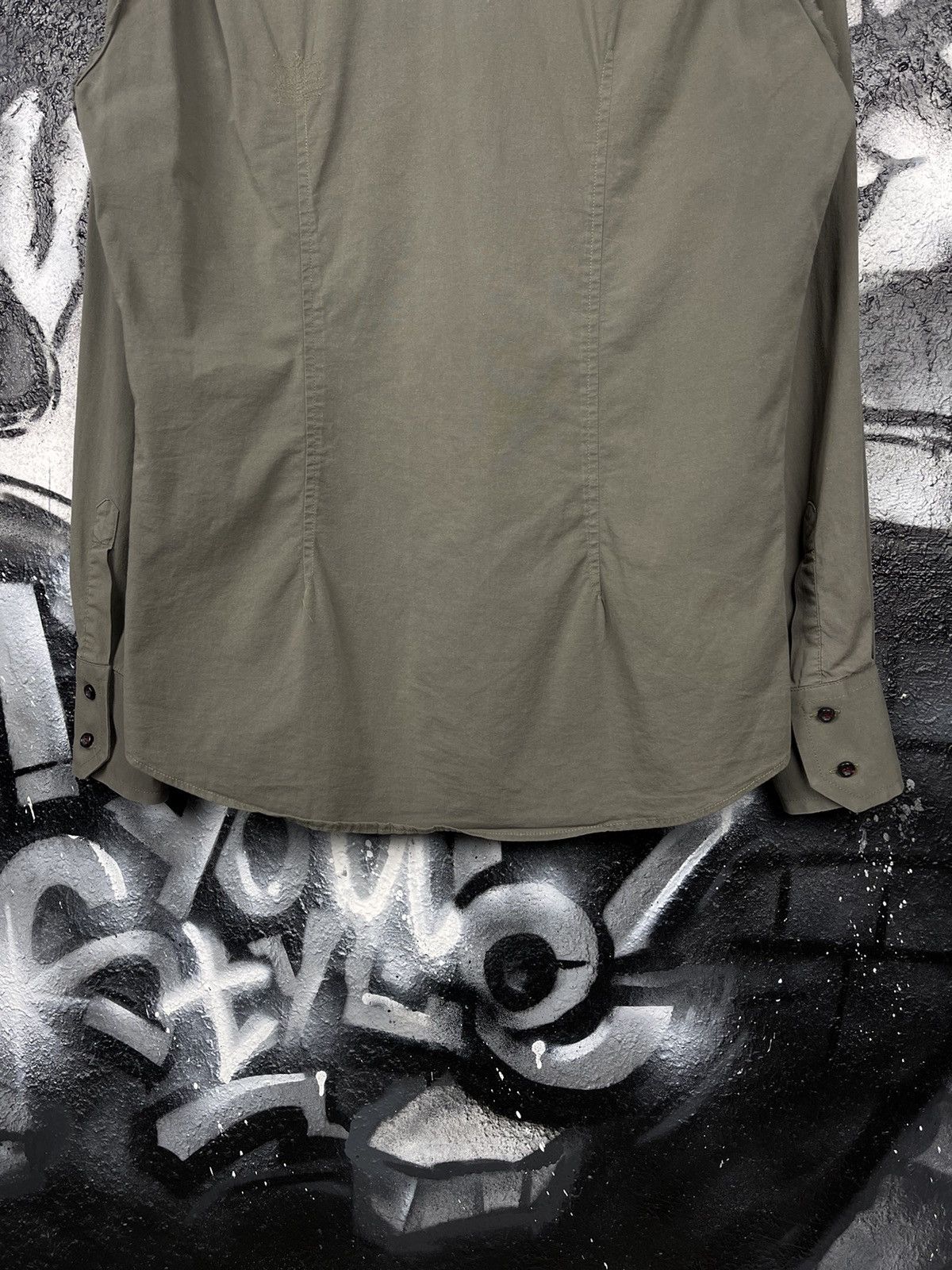 Daniele Alessandrini Daniele Alessandrini Italian Designer Khaki Shirt Size XL Size US XL / EU 56 / 4 - 10 Thumbnail