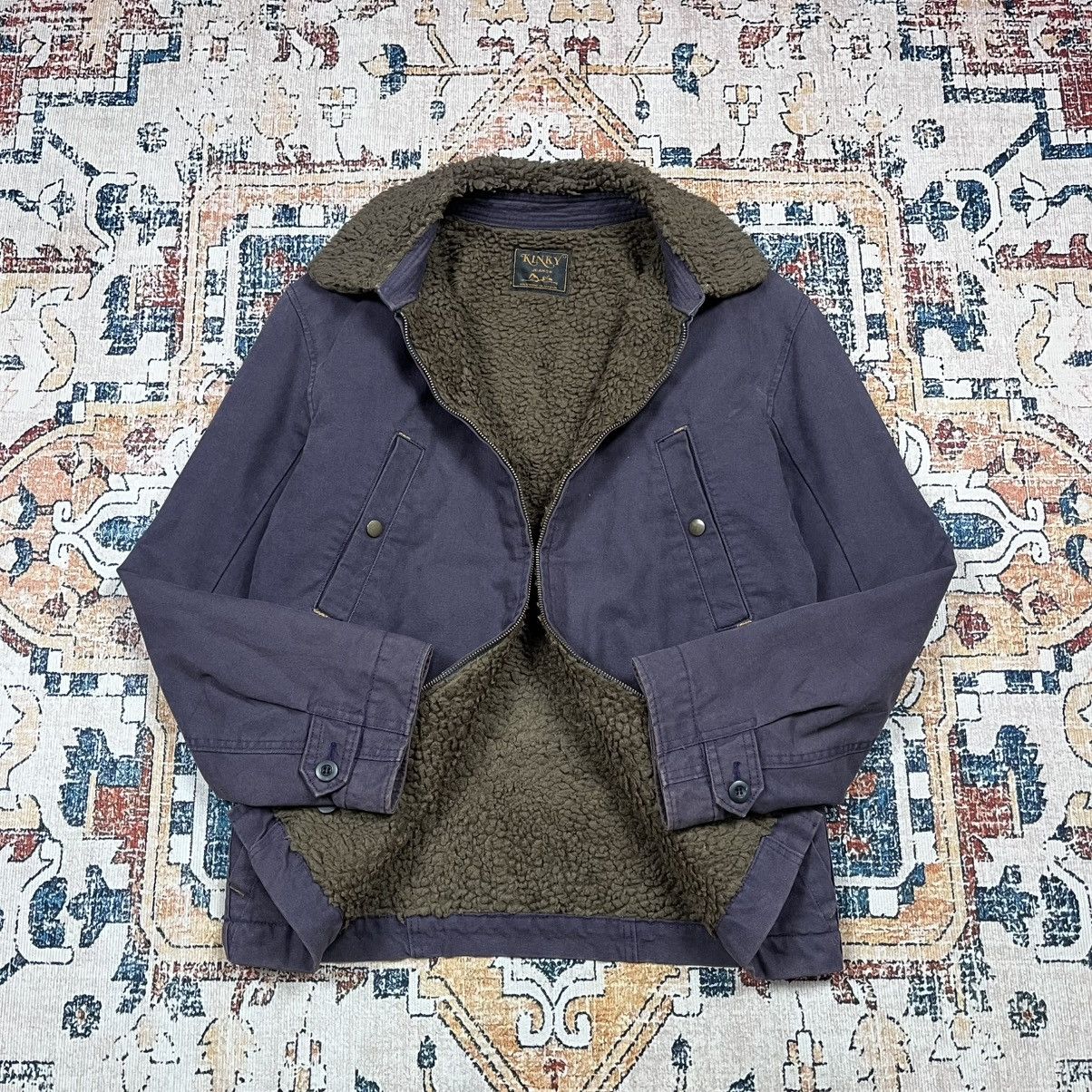 Hysteric Glamour Archive Hysteric Glamour Kinky Jeans Canvas Jacket Sherpa Size US L / EU 52-54 / 3 - 8 Thumbnail