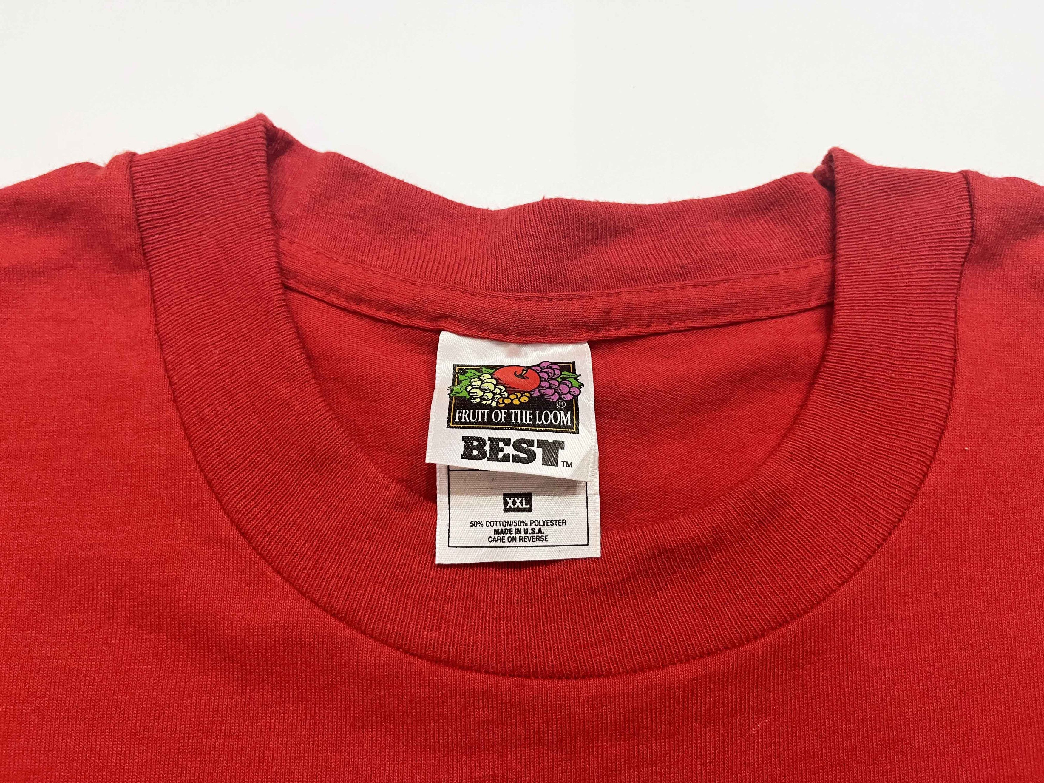Fruit Of The Loom Vintage Fruit of the Loom Russia Hockey Red Serge T-Shirt Size US XXL / EU 58 / 5 - 3 Thumbnail