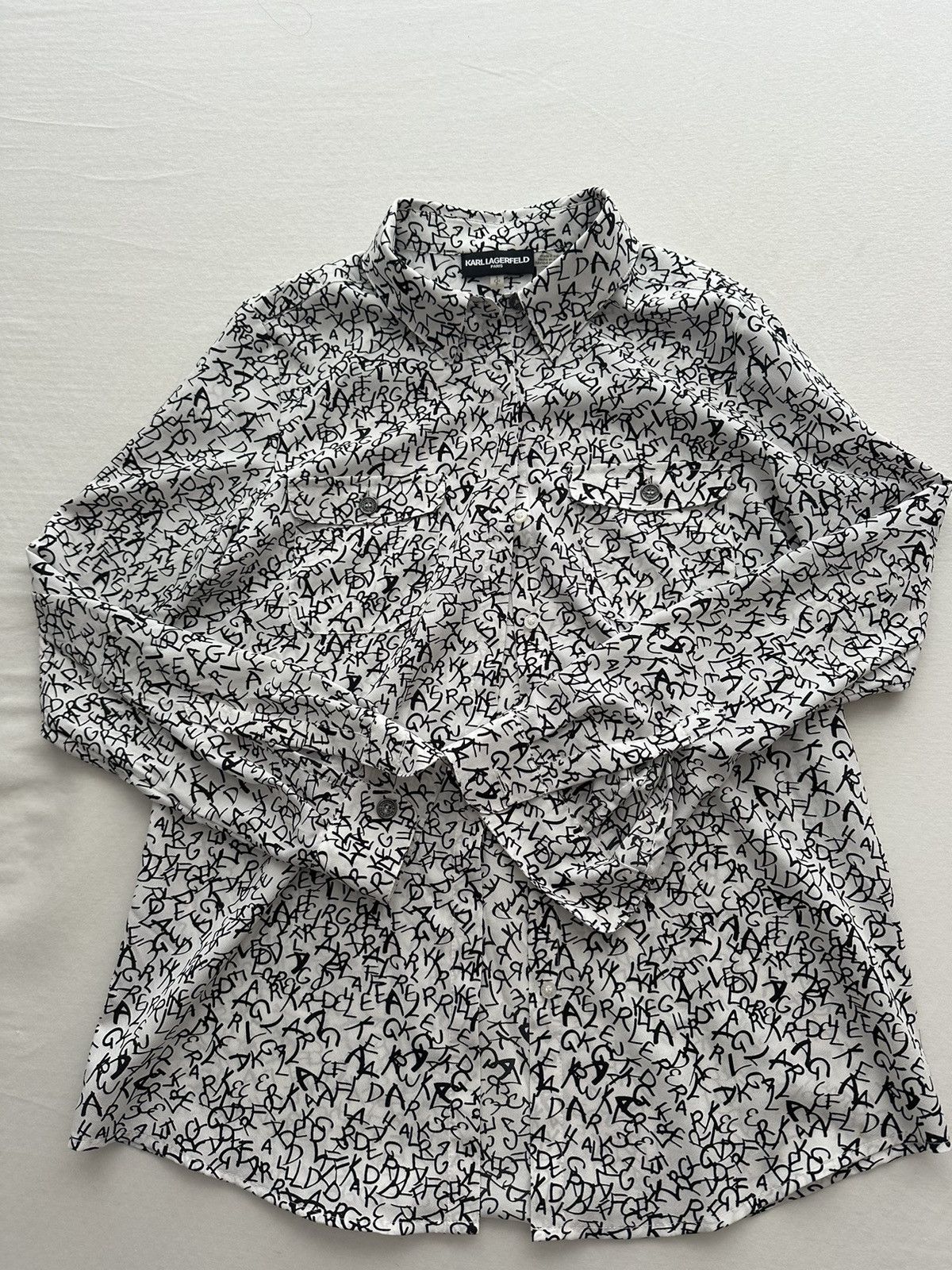 Karl Lagerfeld Karl lagerfeld scattered button up Size US S / EU 44-46 / 1 - 1 Thumbnail