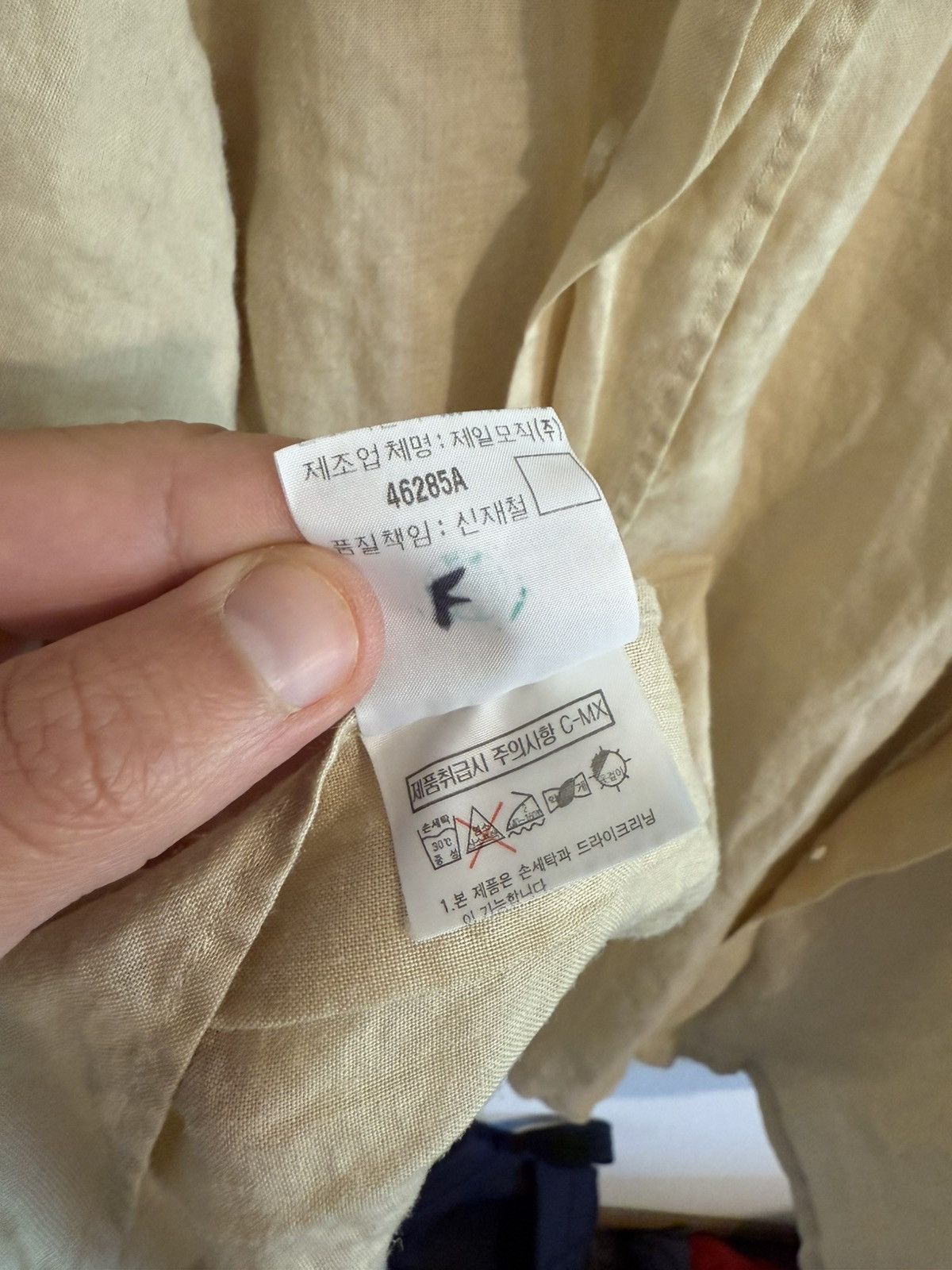 Yves Saint Laurent Yves Saint Laurent Linen Shirt Size US L / EU 52-54 / 3 - 12 Thumbnail