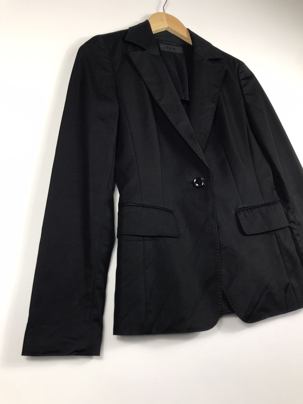 Japanese Brand 🔥ICB Single Button Blazer Coat Size XS / US 0-2 / IT 36-38 - 2 Thumbnail