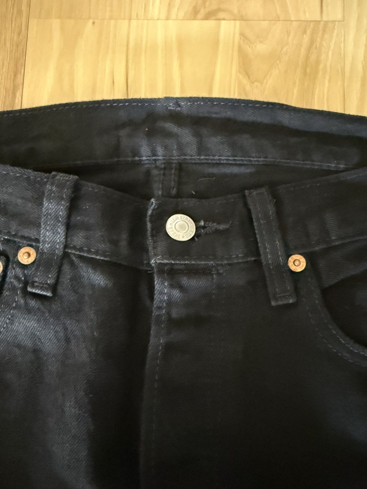 Levi's Levis 501 black jeans Size US 32 / EU 48 - 6 Thumbnail