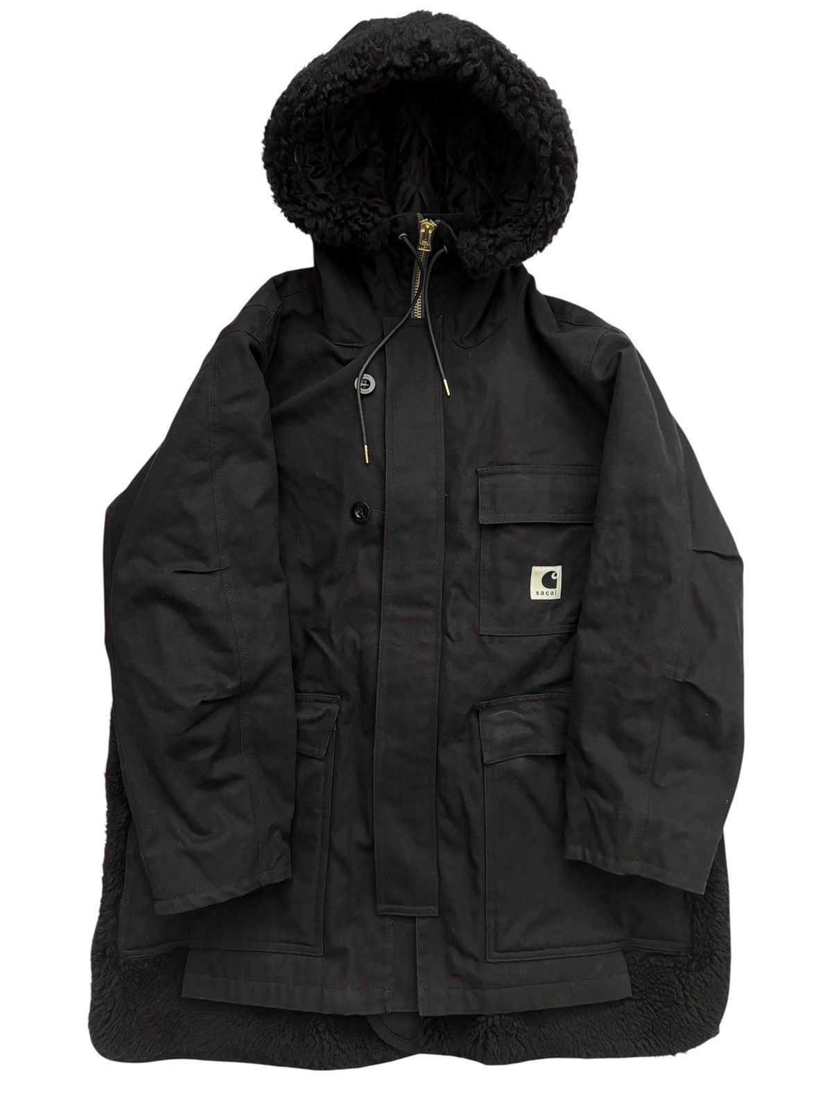 Carhartt × Sacai Fleece Trimmed Modular Duck Parka Size US M / EU 48-50 / 2 - 1 Thumbnail