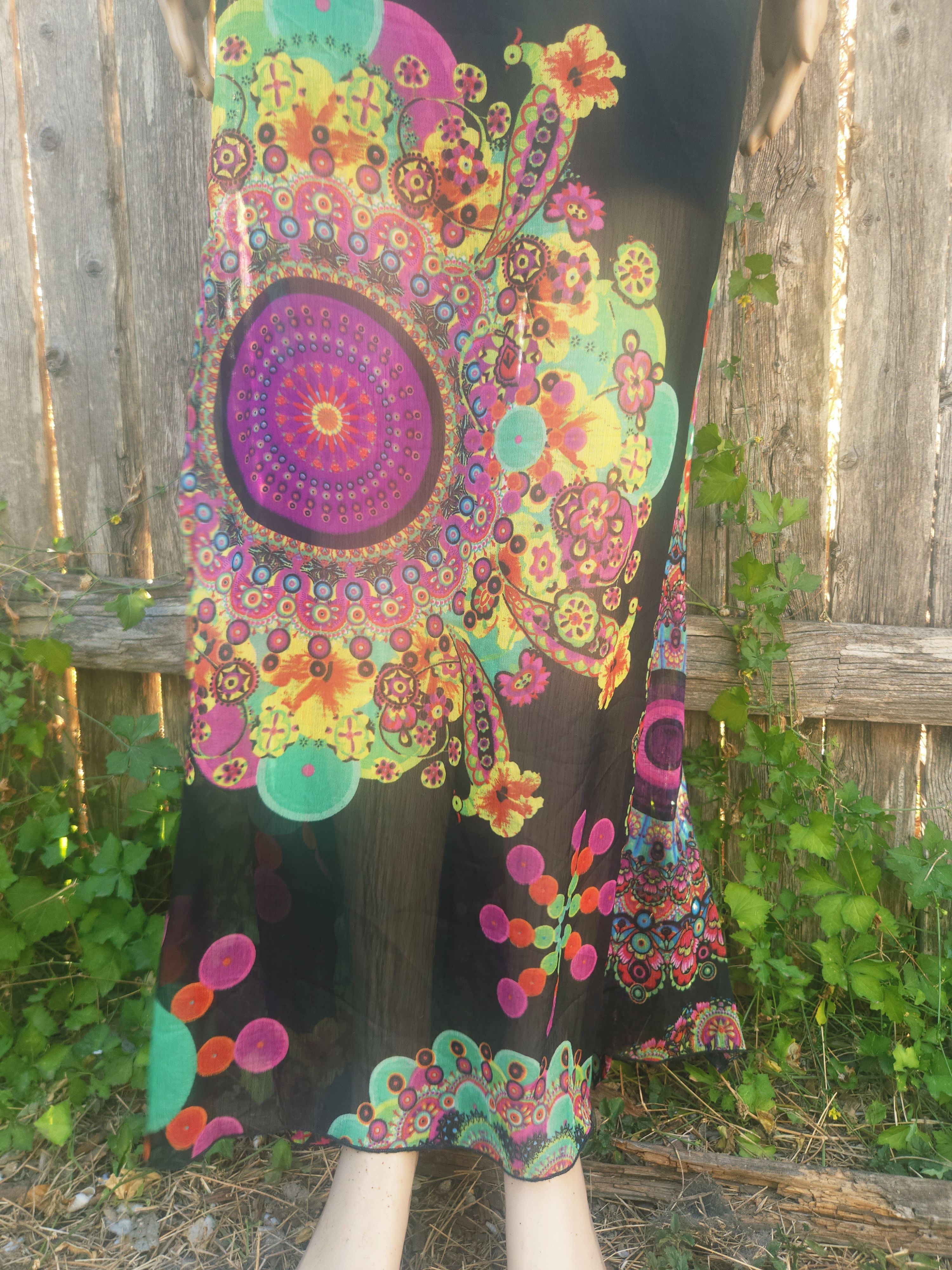 Other Desigual Tye Dyed Y2k Maxi Skirt Size 42" / US 20 - 5 Thumbnail