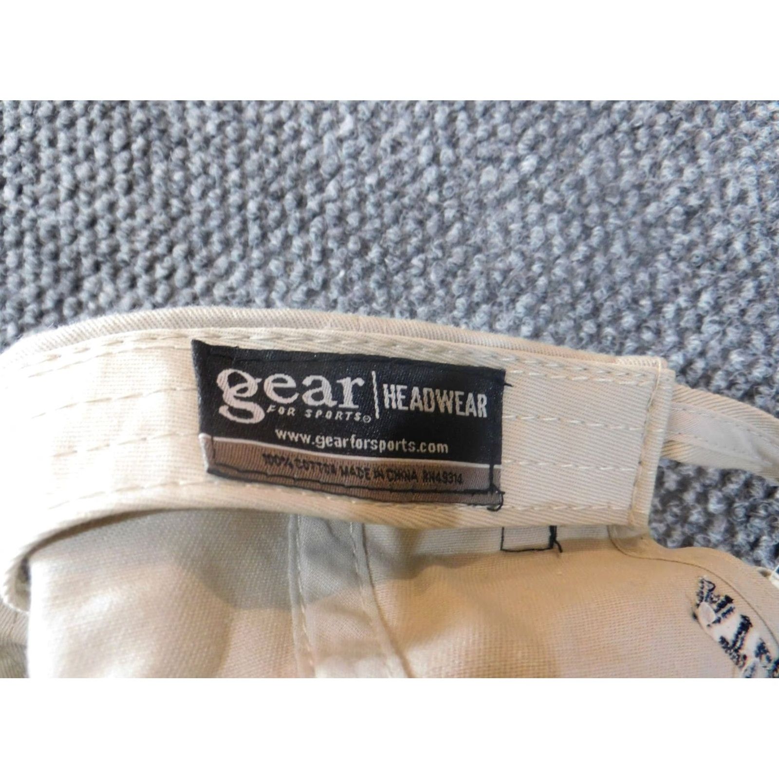 NCAA GEAR FOR SPORTS Hat Cap Atlanta Basketball 90s Beige Cotton Canvas One Size Men Baseball Cap Flex Stretch NCAA Auxiliary Casual Size ONE SIZE - 6 Thumbnail