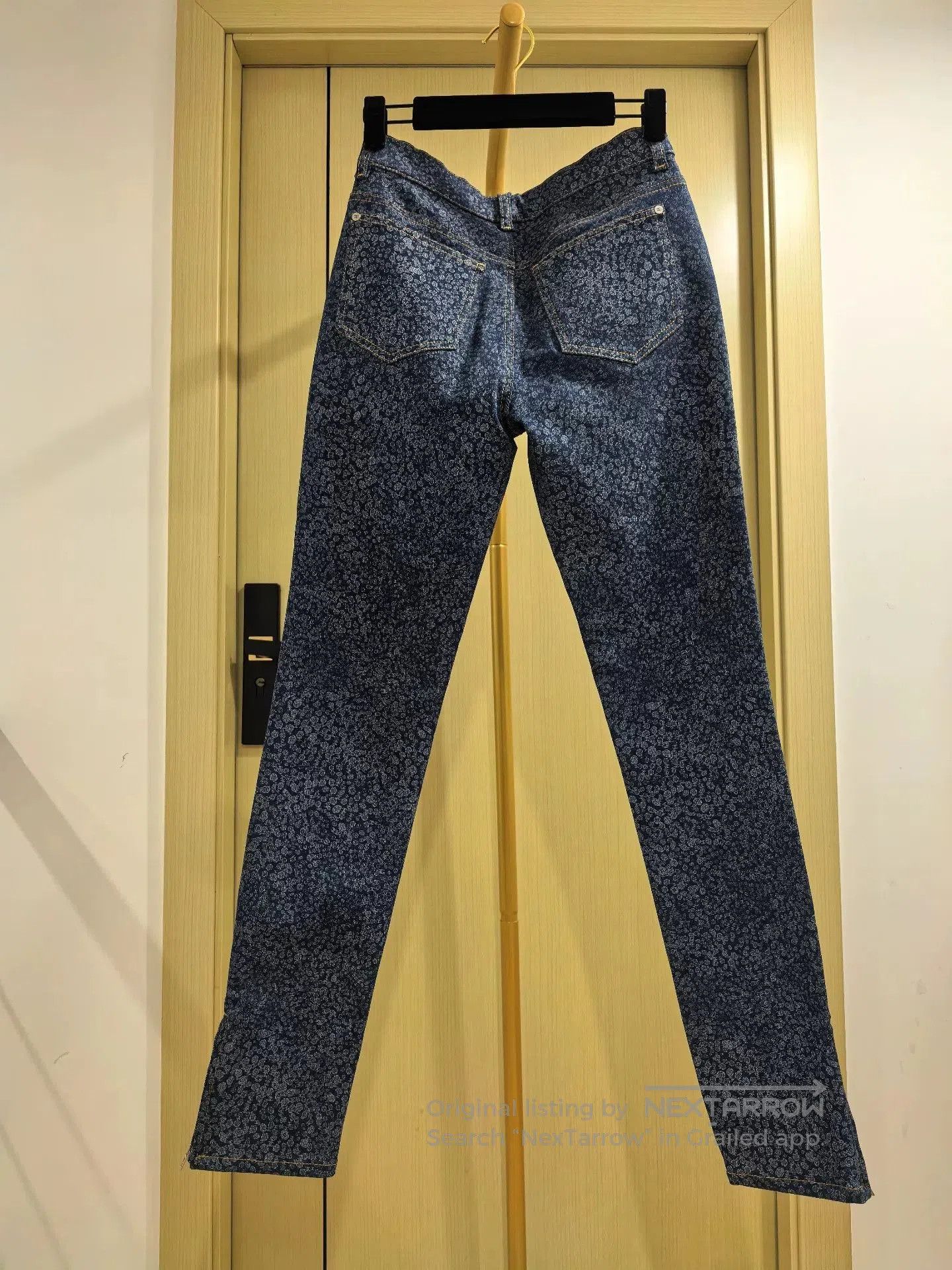 Chanel Chanel Logo Camellia Denim Pants Size 36. Size 35" - 2 Thumbnail