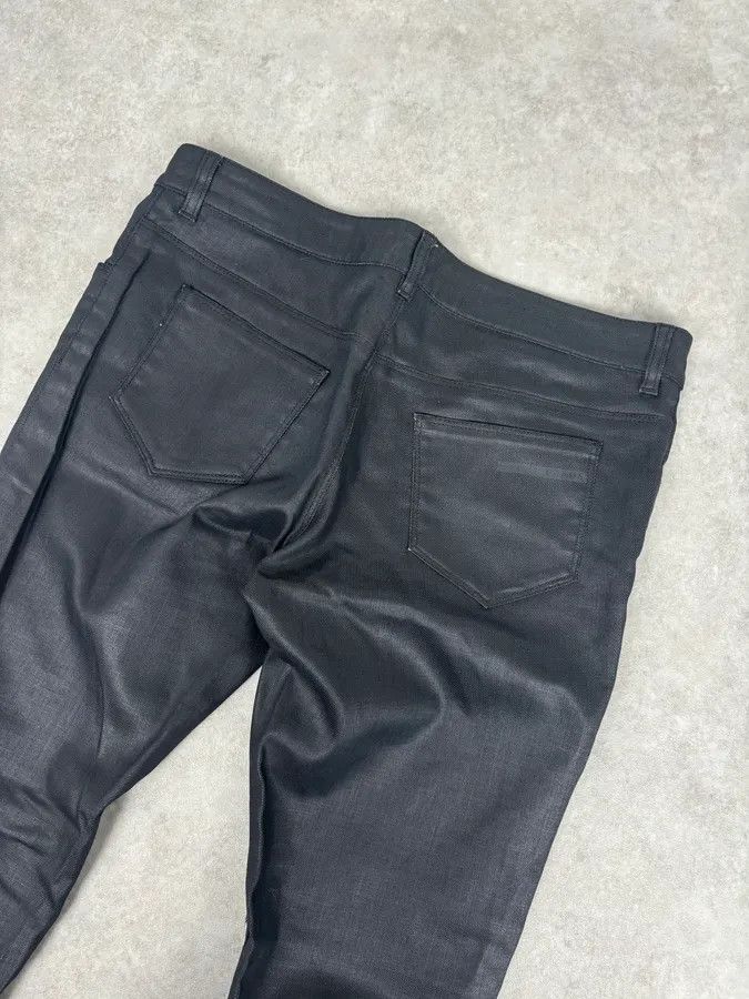Prada AW2009 Prada Black Slim Waxed Effect Denim Jeans Size US 32 / EU 48 - 7 Thumbnail