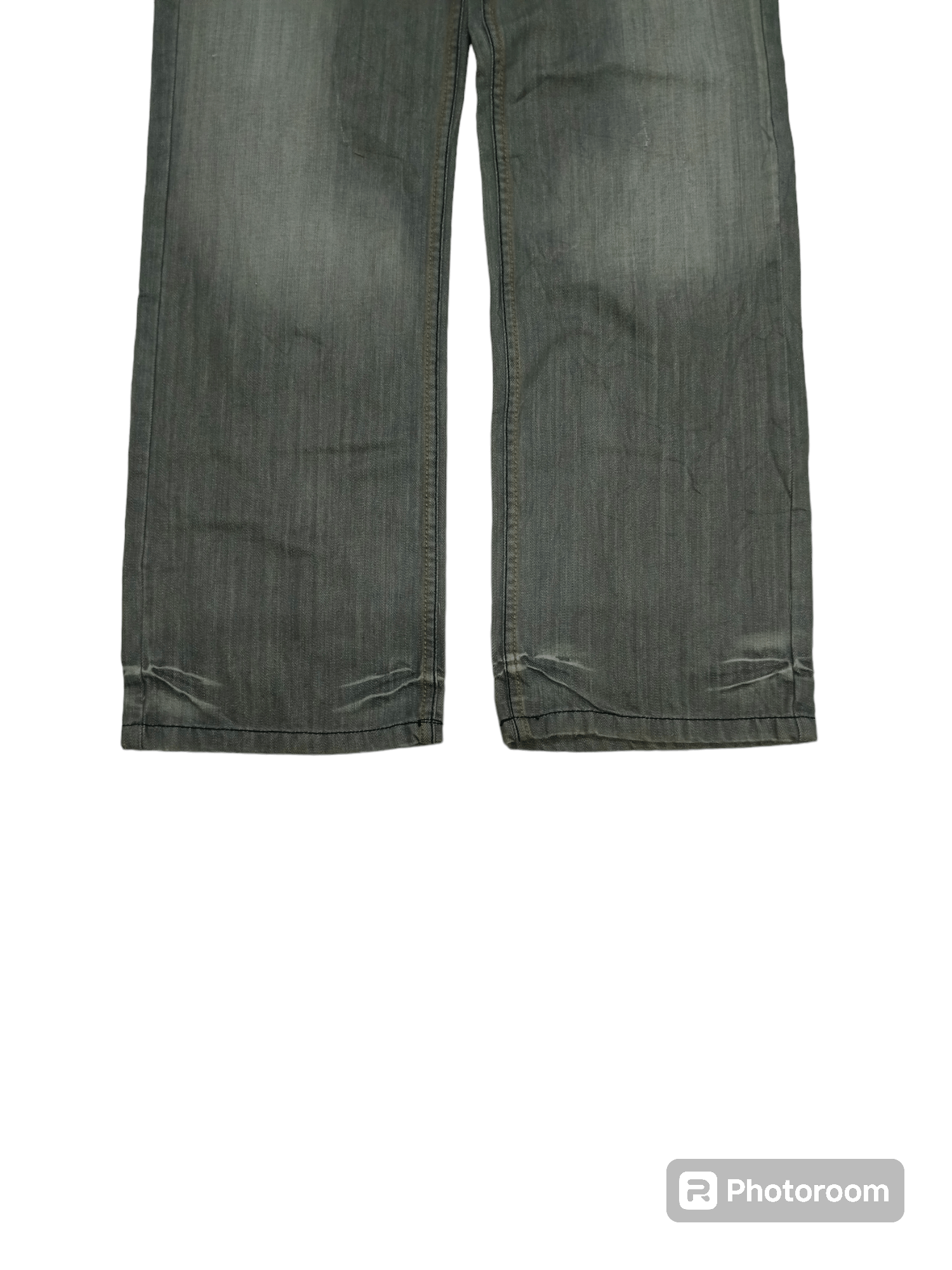 Japanese Brand SiCK WASHED GREY T R 2 LOOSE DENIM PANTS Size US 32 / EU 48 - 5 Thumbnail