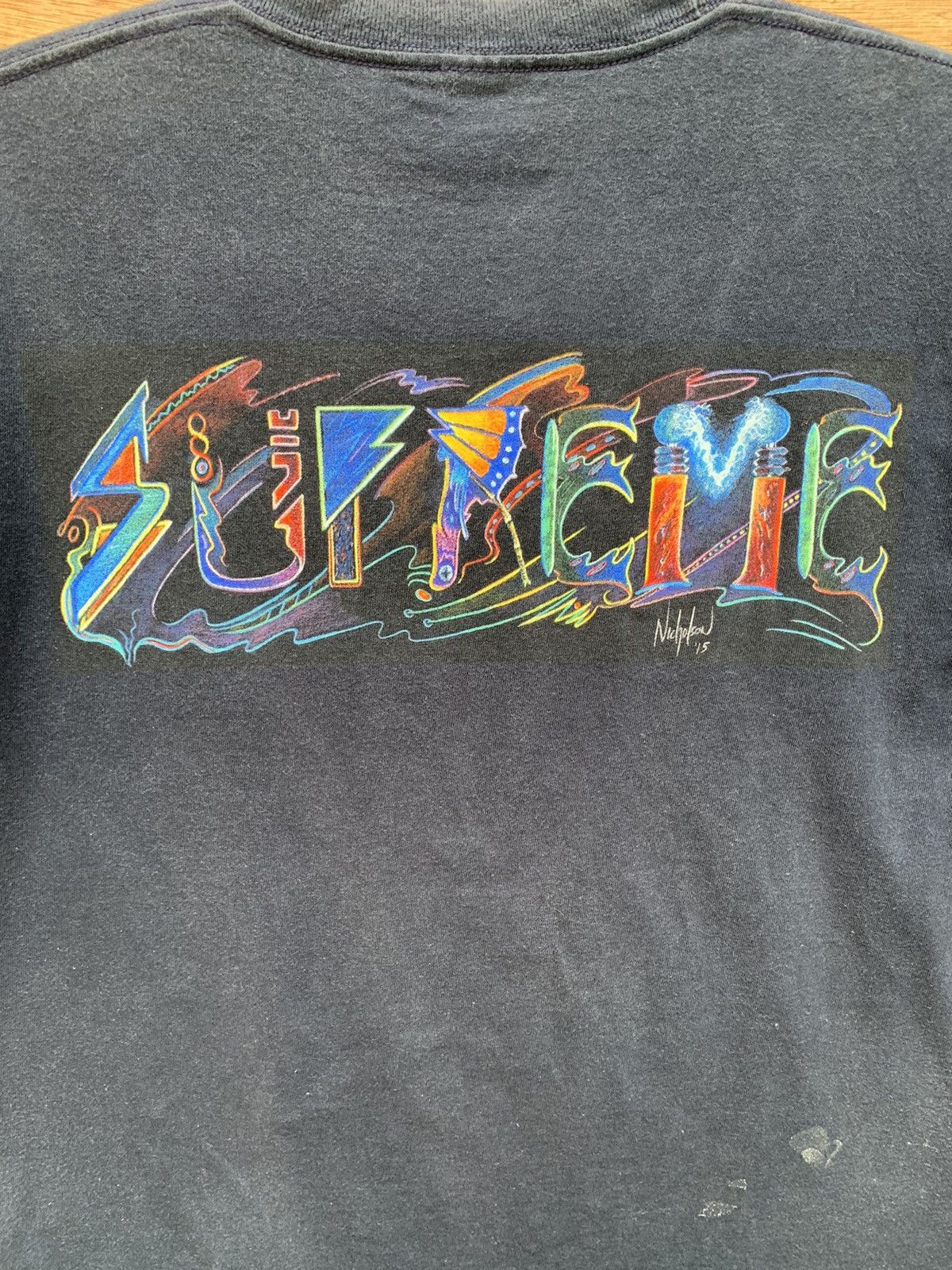 Supreme Distressed Faded Supreme Nicholson Tee 2015 Size US M / EU 48-50 / 2 - 10 Thumbnail