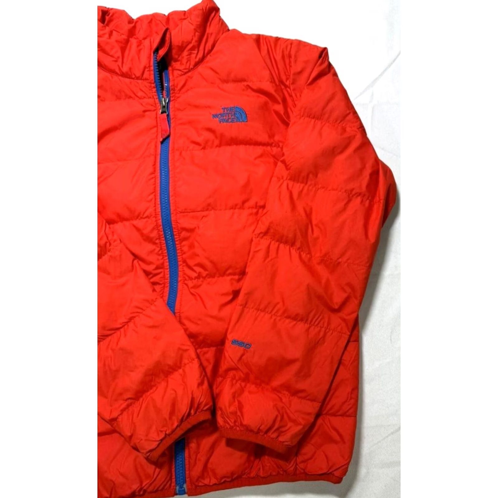The North Face The North Face Boys Jacket Orange L Winter Puffer Outdoor Hiking Size US L / EU 52-54 / 3 - 4 Thumbnail