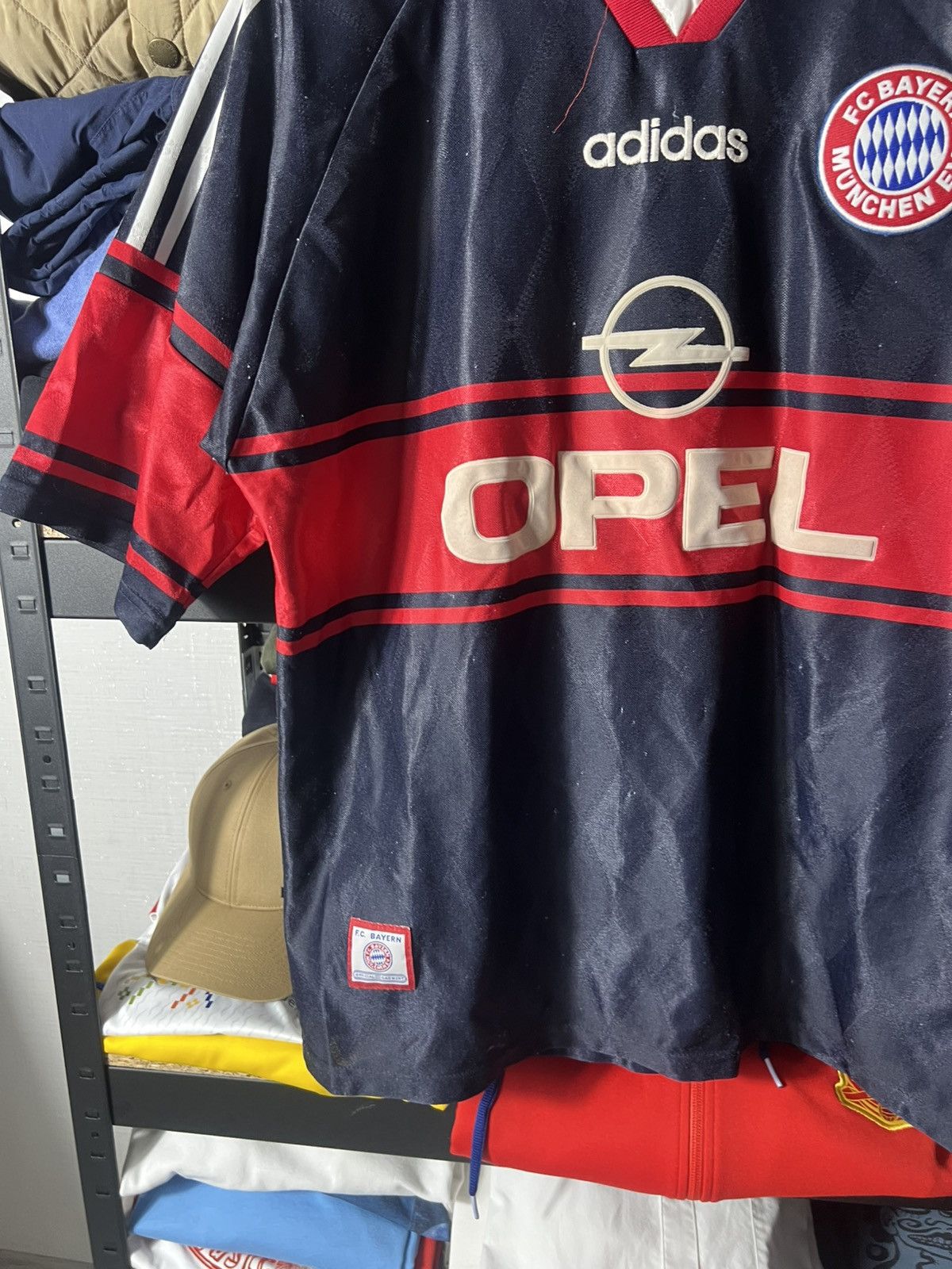 Adidas ⚽️🔥 Bayern Munich Shirt 97/98 Adidas Vintage Jersey Scholl #7 Size US L / EU 52-54 / 3 - 5 Thumbnail