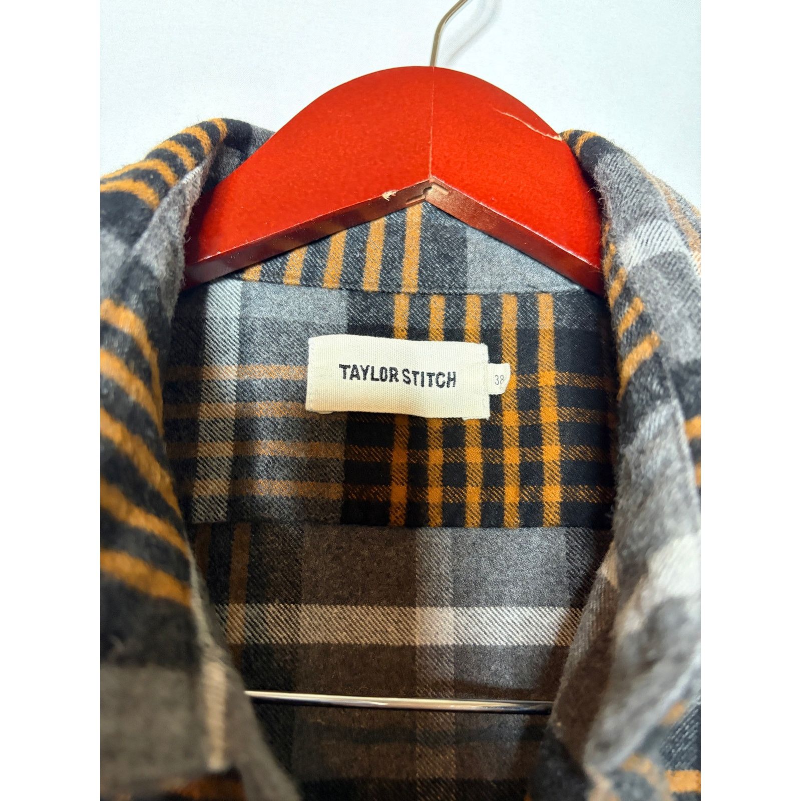 Taylor Stitch Taylor Stitch Moto Button Down Shirt in Orange Plaid Size US S / EU 44-46 / 1 - 3 Thumbnail