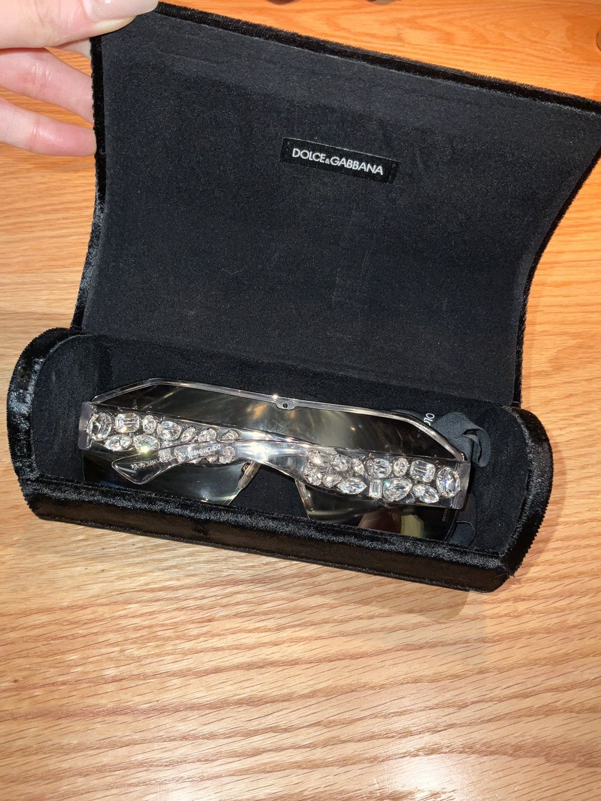 Dolce & Gabbana Dolce & gabbana crystal reflective sunglasses Size ONE SIZE - 7 Thumbnail