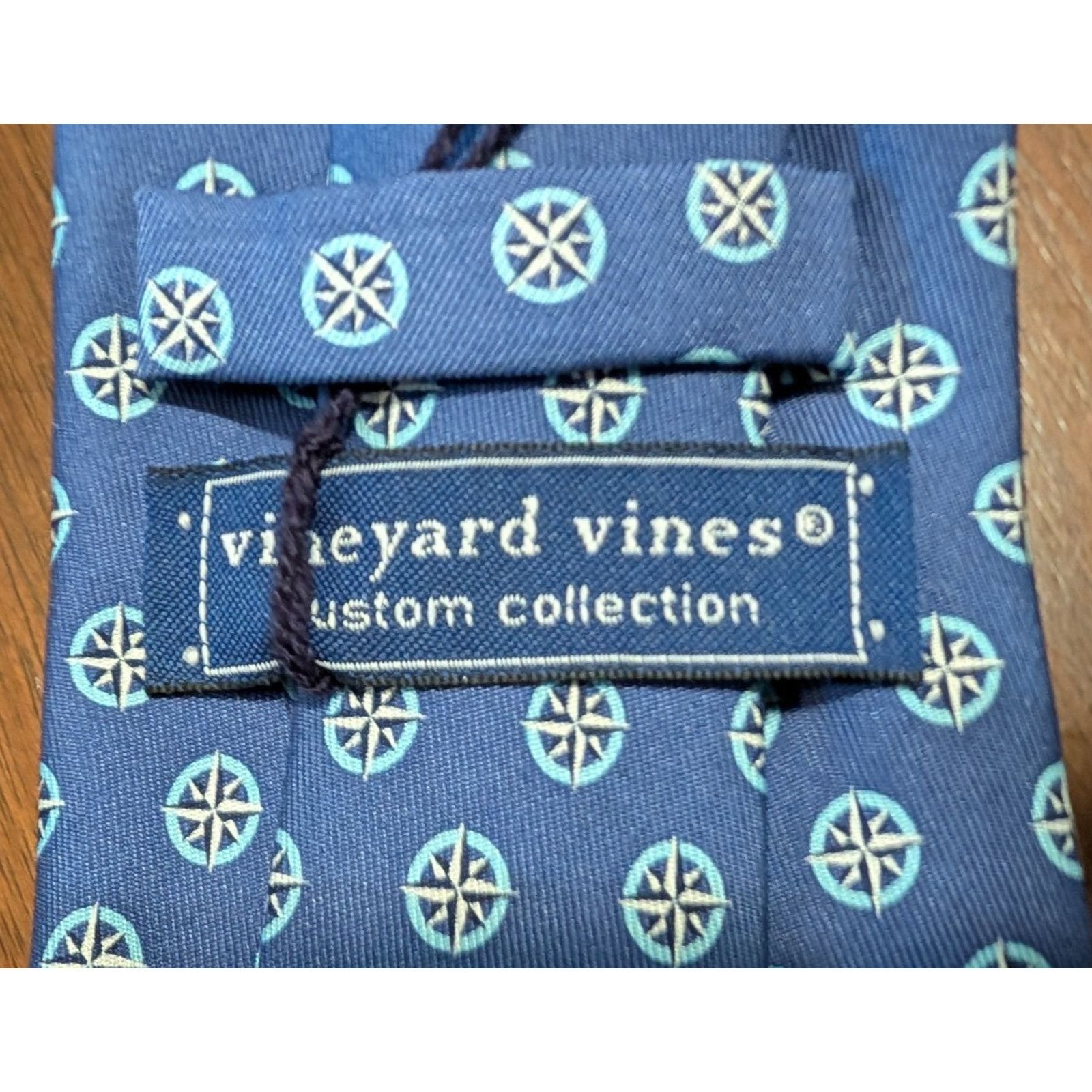 Vineyard Vines Vineyard Vines Custom Collection Men's Blue Multi Silk Tie Size ONE SIZE - 3 Thumbnail