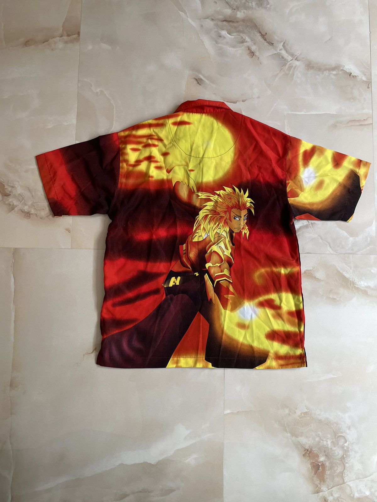 Anime Anime flame 3d print shirt Size US M / EU 48-50 / 2 - 4 Thumbnail