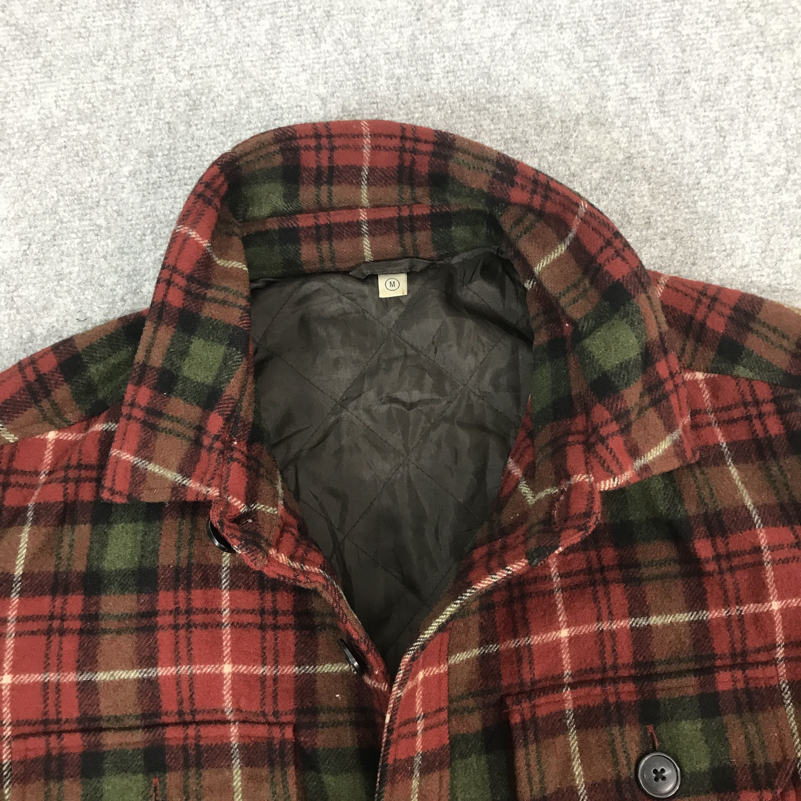 Uniqlo vintage uniqlo tartan button jacket Size US M / EU 48-50 / 2 - 7 Thumbnail