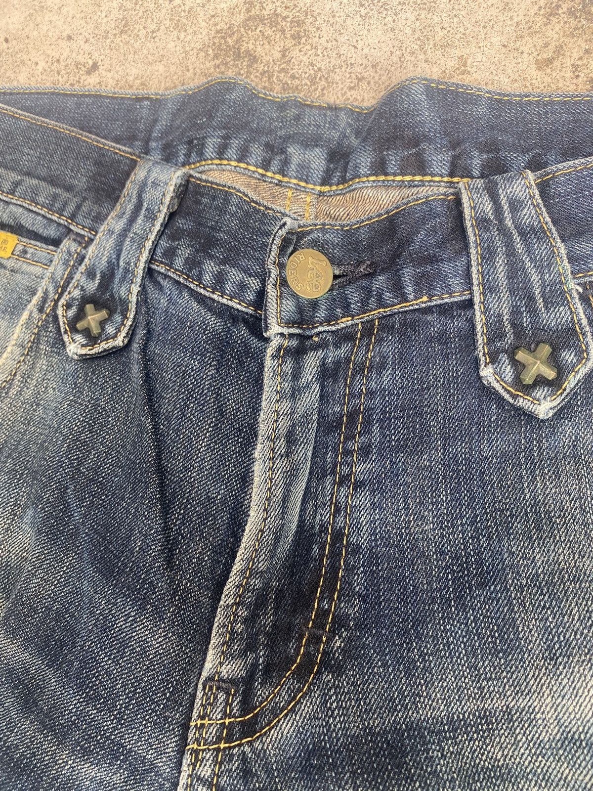 If Six Was Nine × Lee × Vintage Flare Jeans Lee Distressed Faded Bootcut Size US 31 - 11 Thumbnail