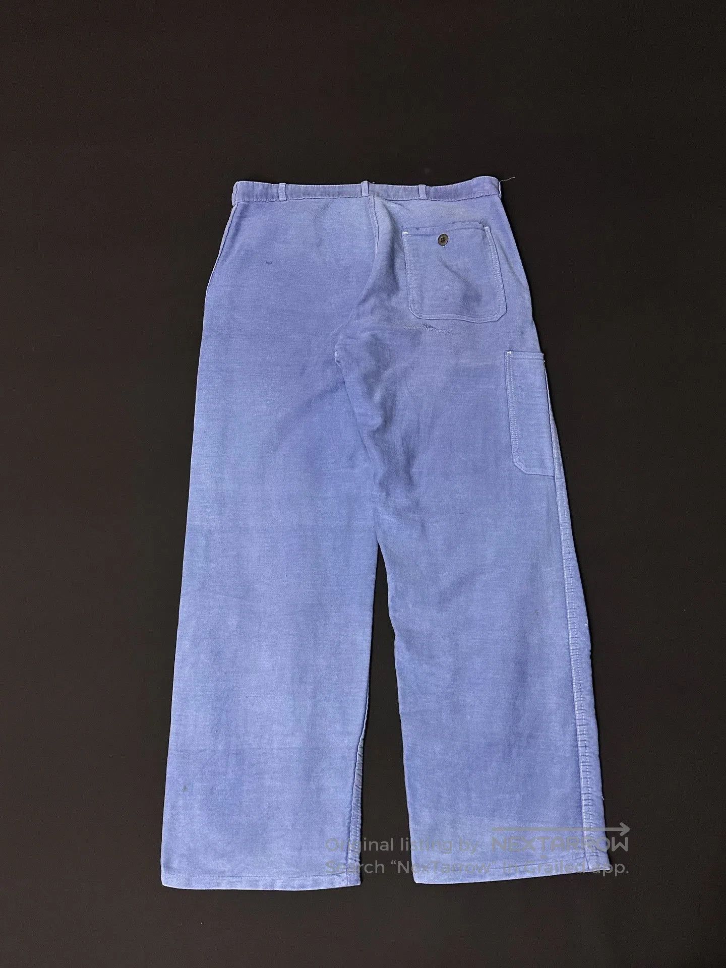 Vintage Vintage 50s French Workwear Moleskin Boro Pants. Size US 31 - 7 Thumbnail